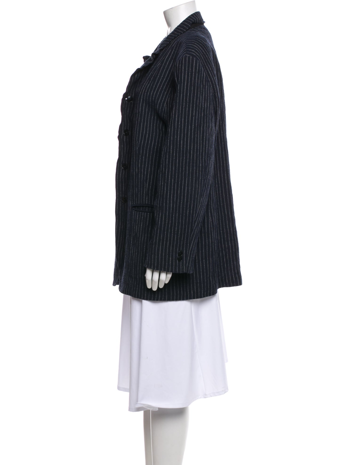 John Varvatos Striped Coat