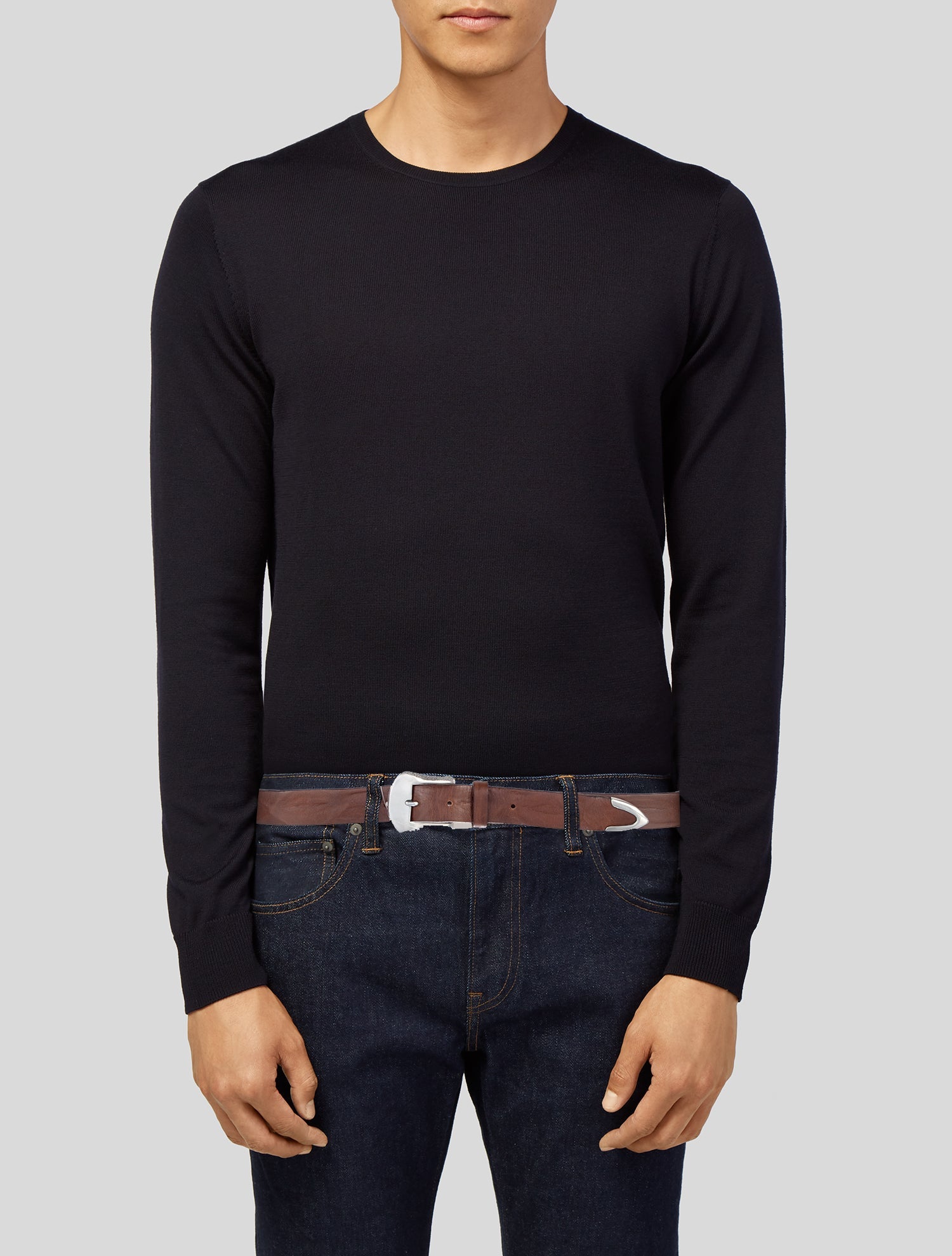 John Varvatos Leather Belt