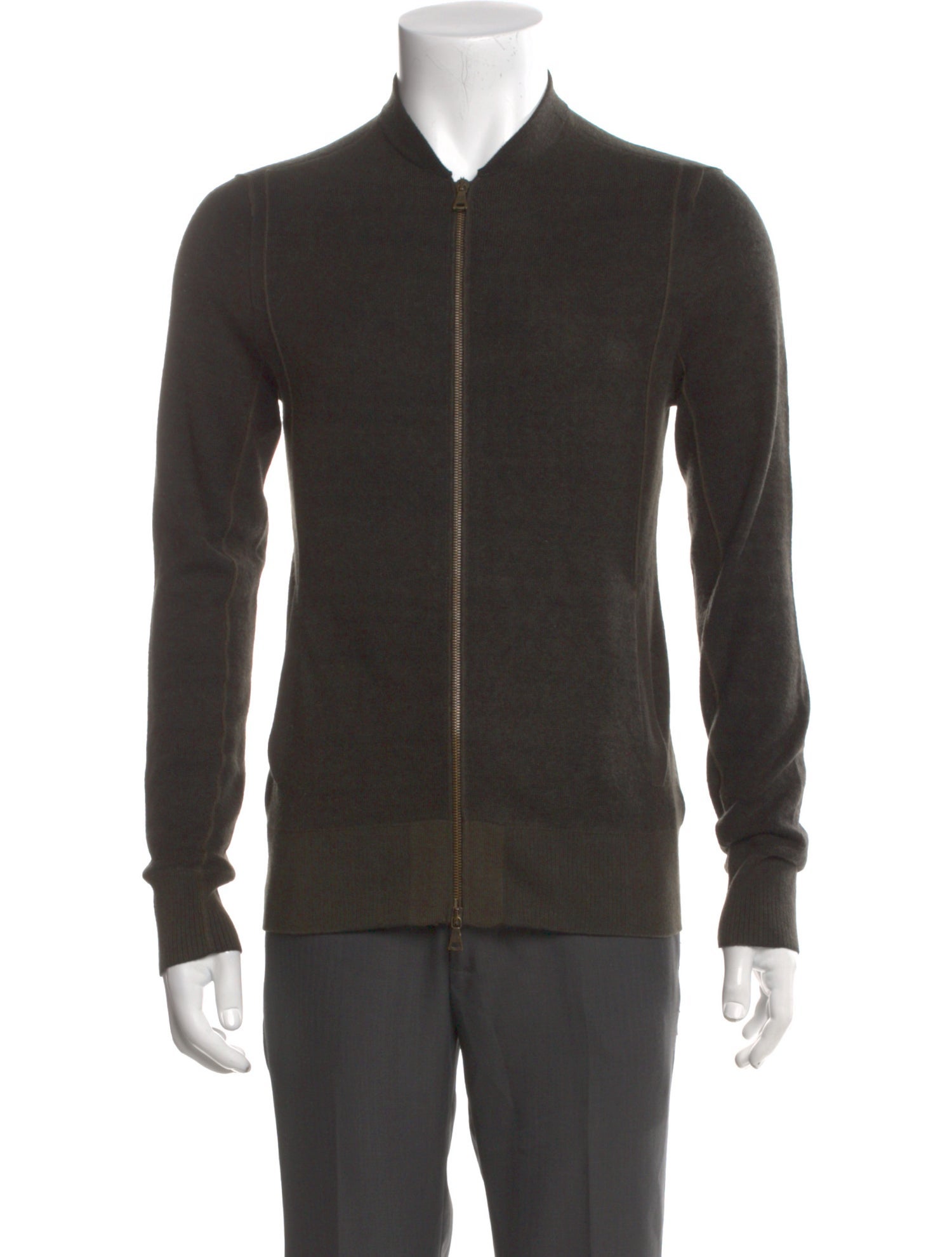 John Varvatos Silk V-Neck Cardigan