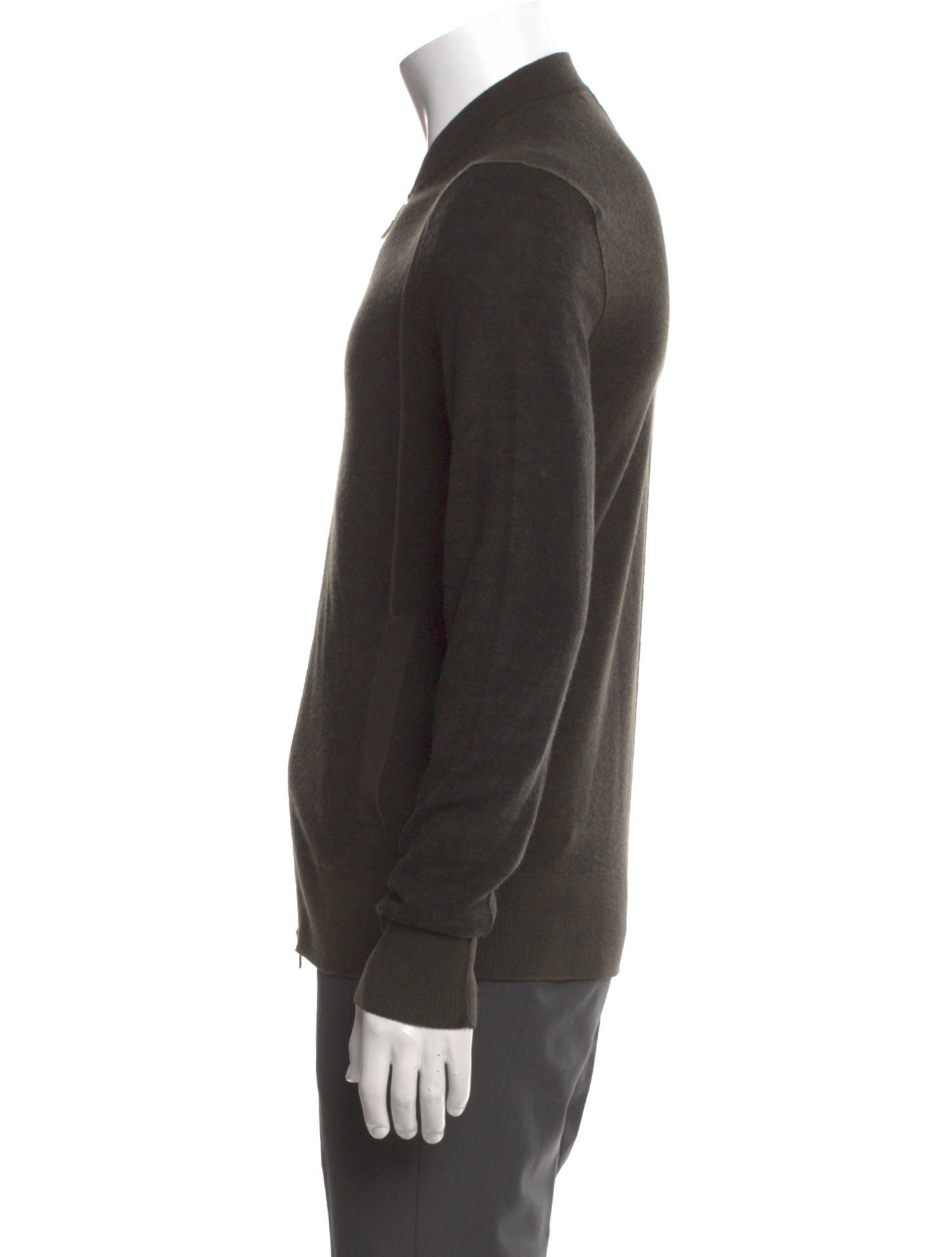 John Varvatos Silk V-Neck Cardigan