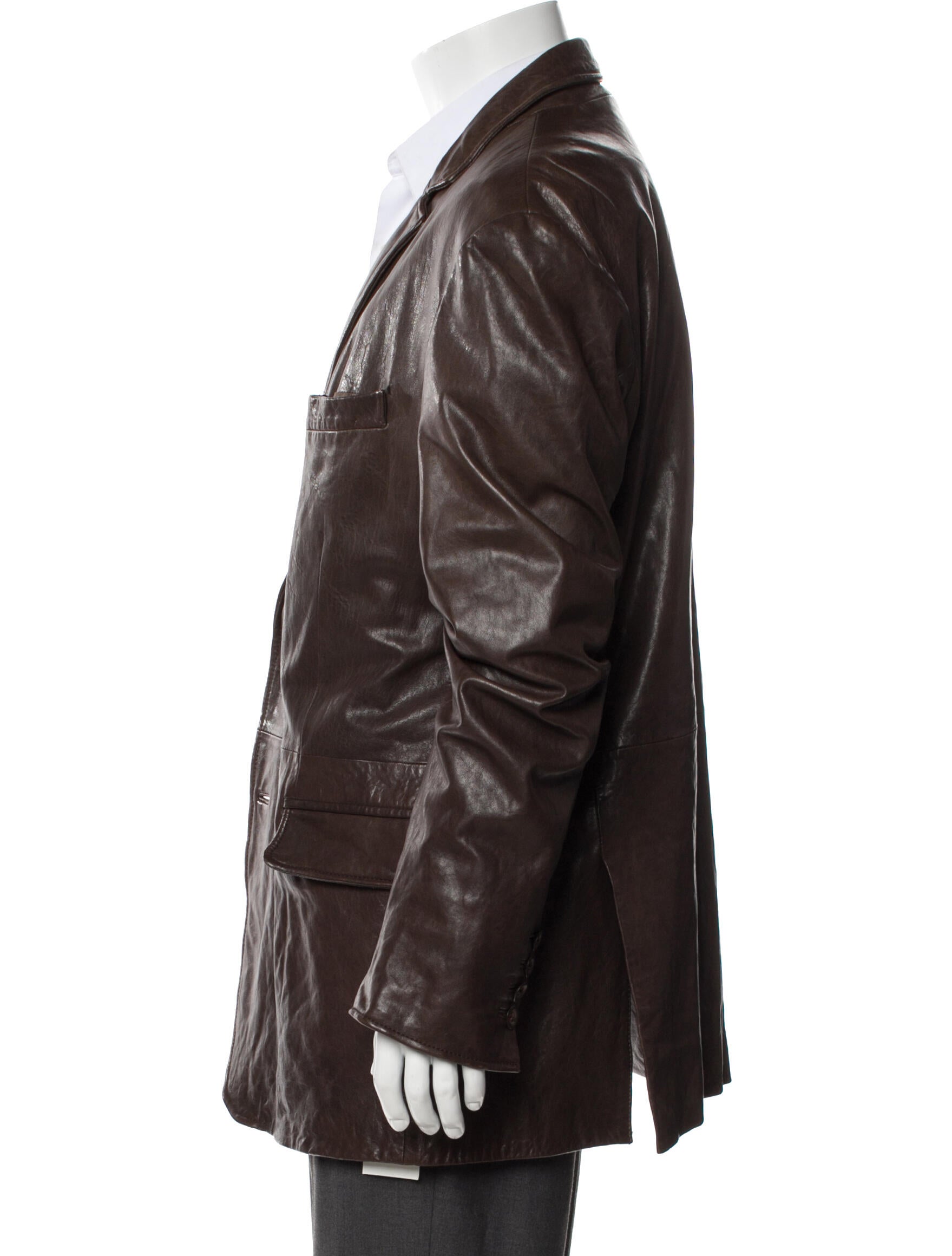 John Varvatos Leather Moto Jacket
