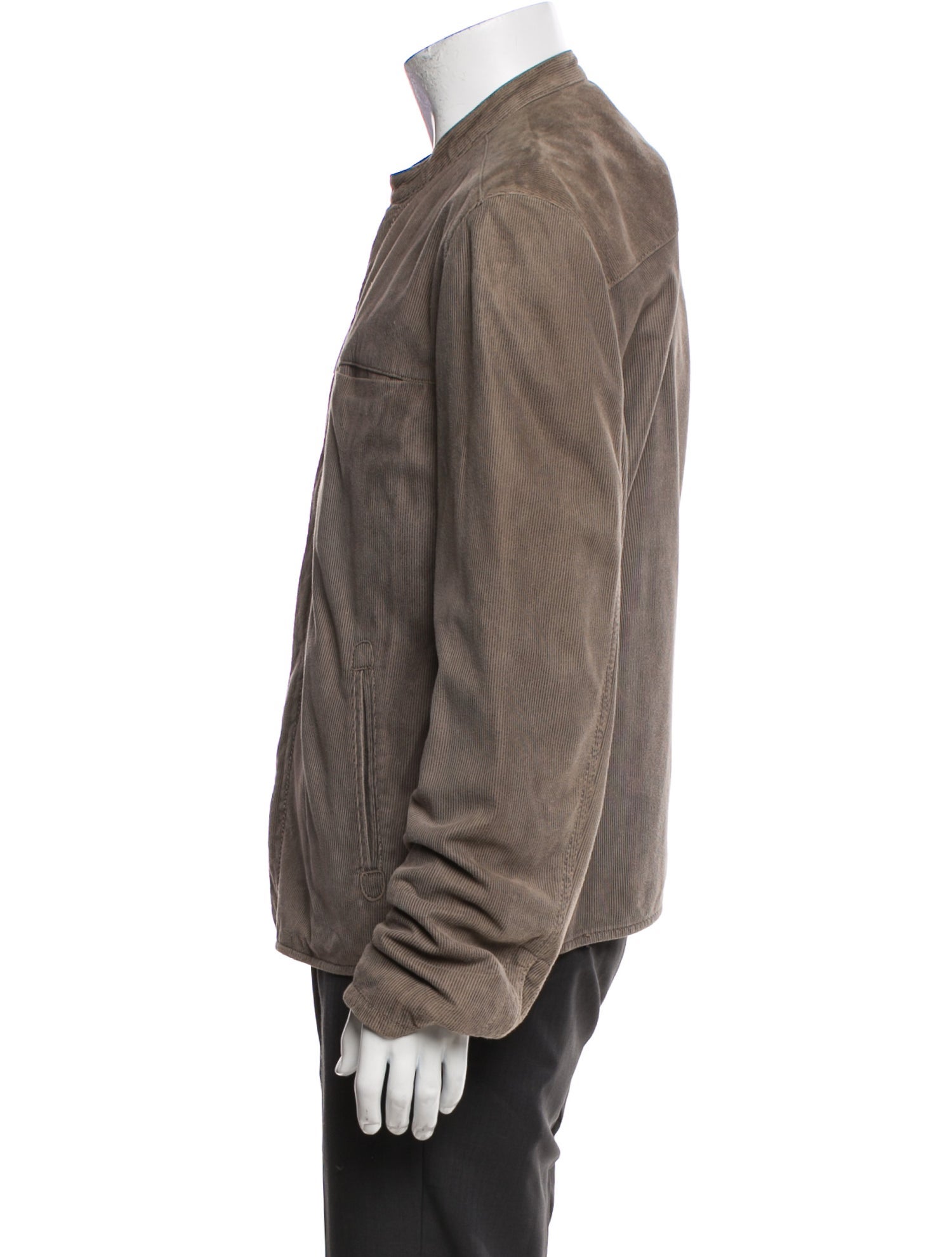 John Varvatos Suede Windbreaker