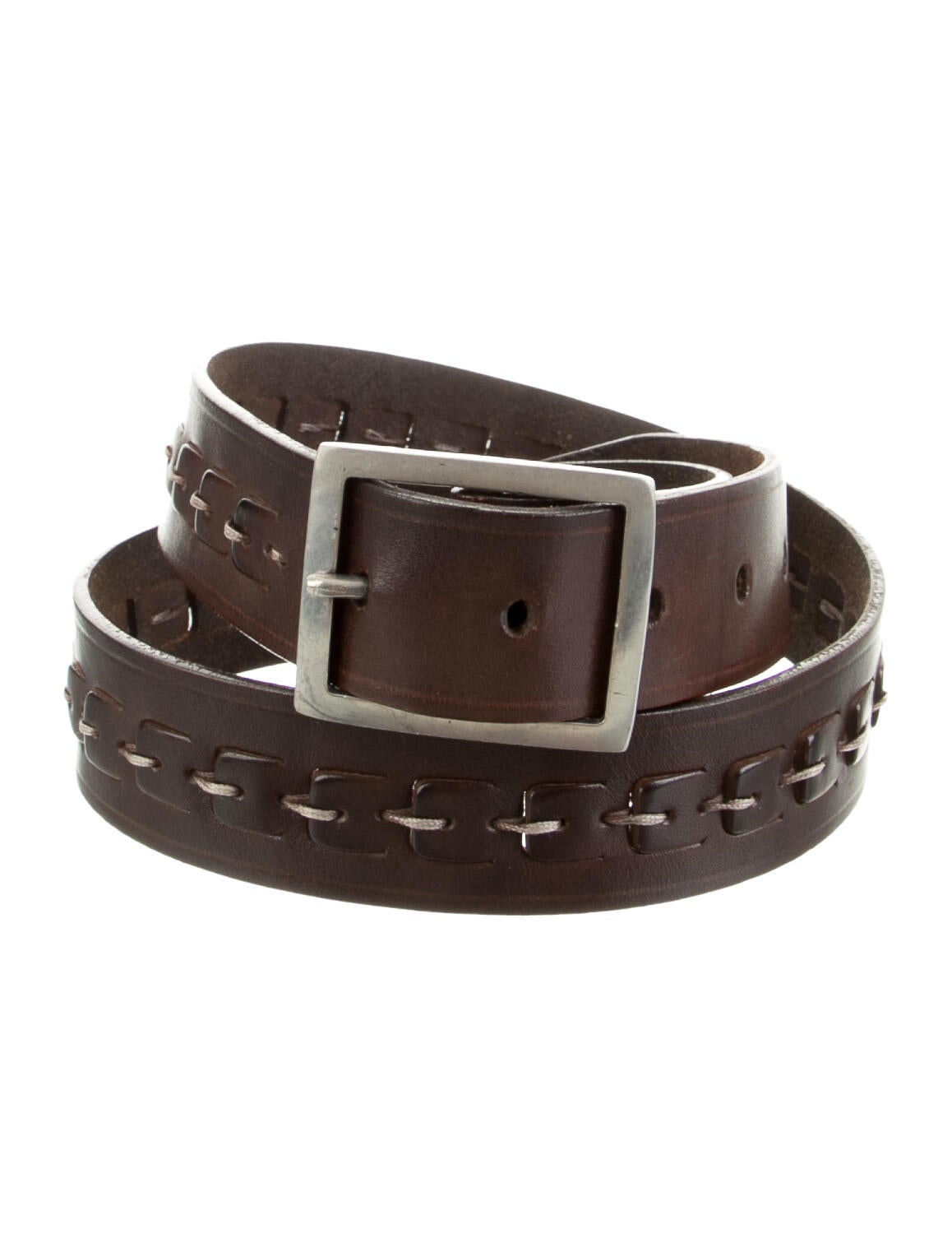 John Varvatos Leather Waist Belt