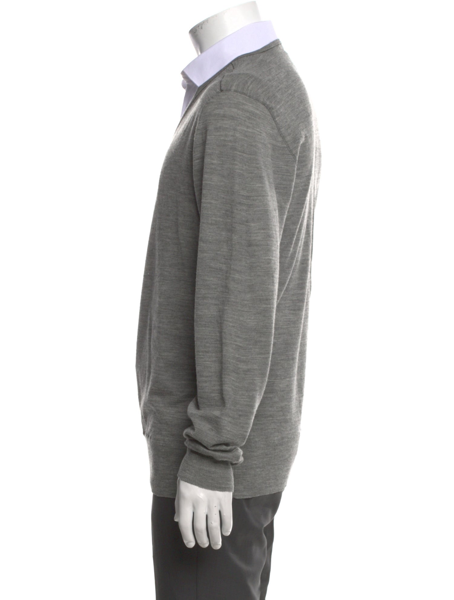 John Varvatos Wool V-Neck Pullover