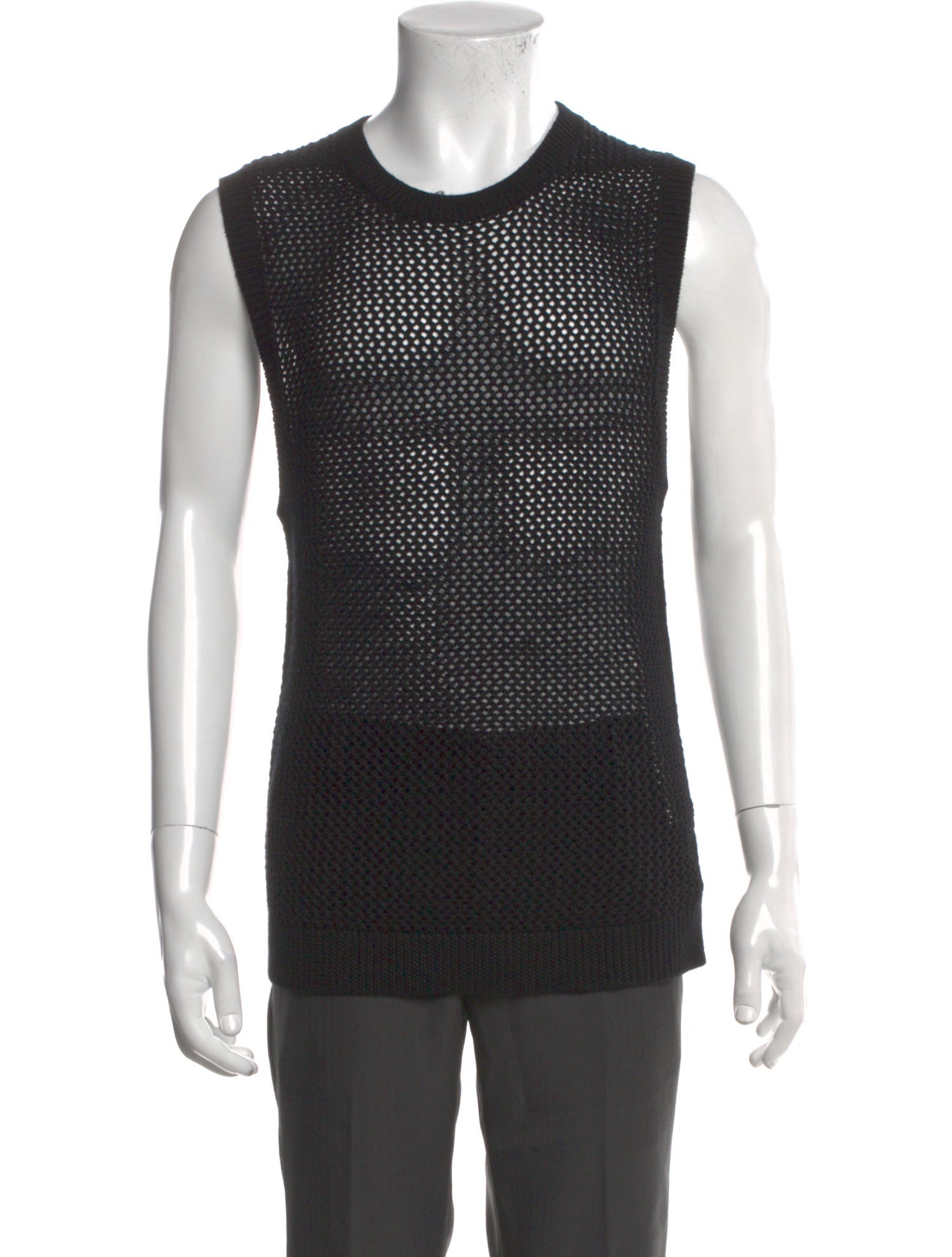 John Varvatos Merino Wool Crew Neck Sweater Vest