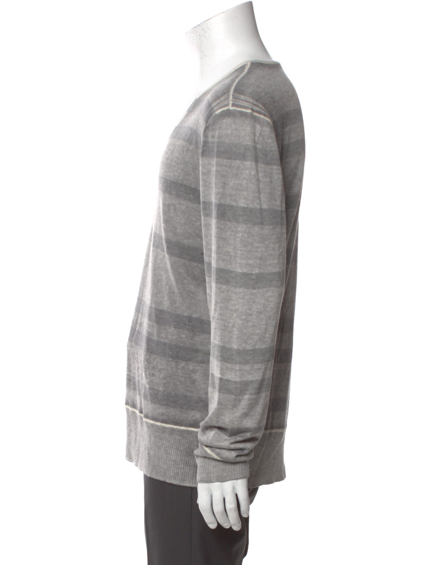 John Varvatos Silk V-Neck Pullover