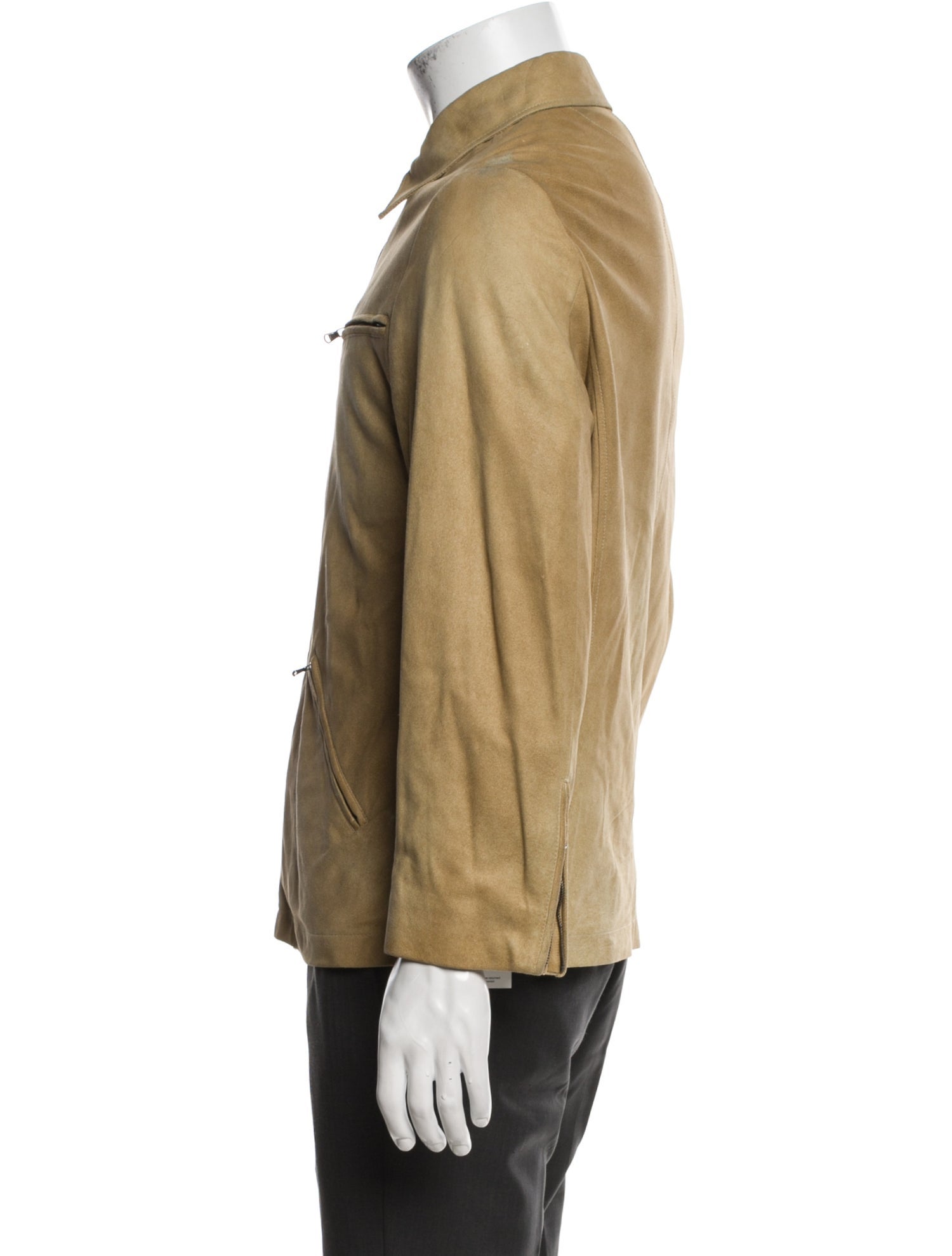 John Varvatos Lambskin Utility Jacket