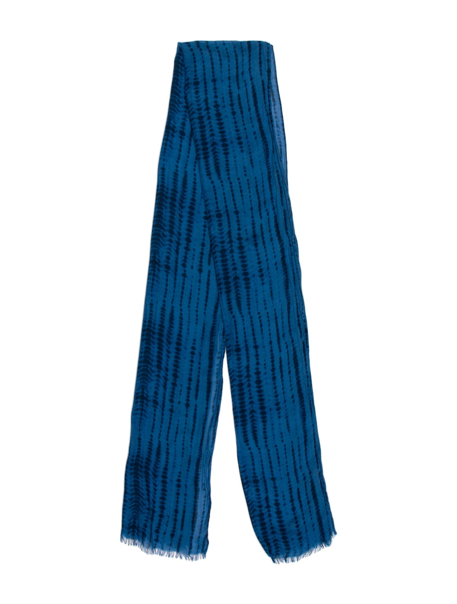 John Varvatos Tie-Dye Print Scarf