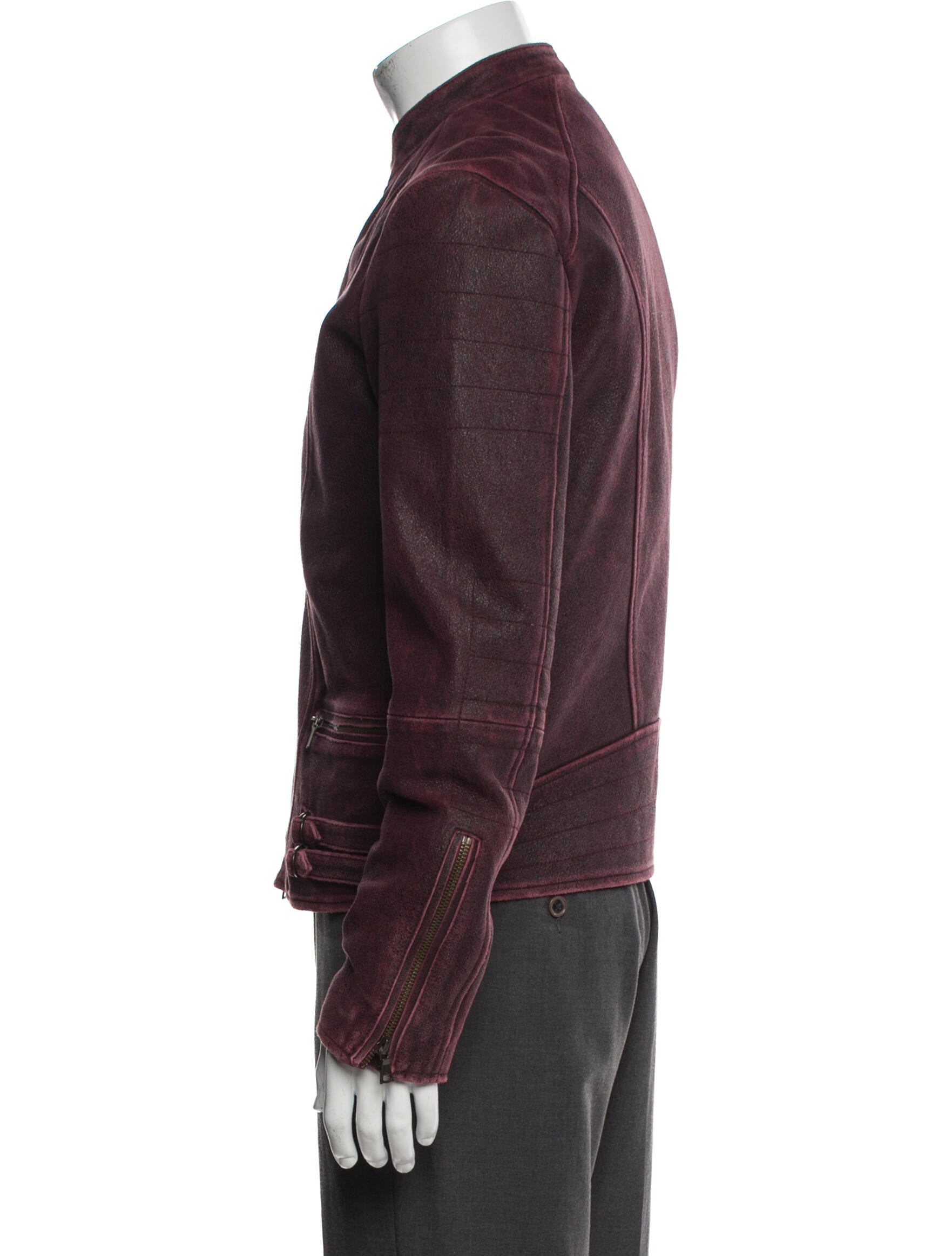 John Varvatos Leather Moto Jacket