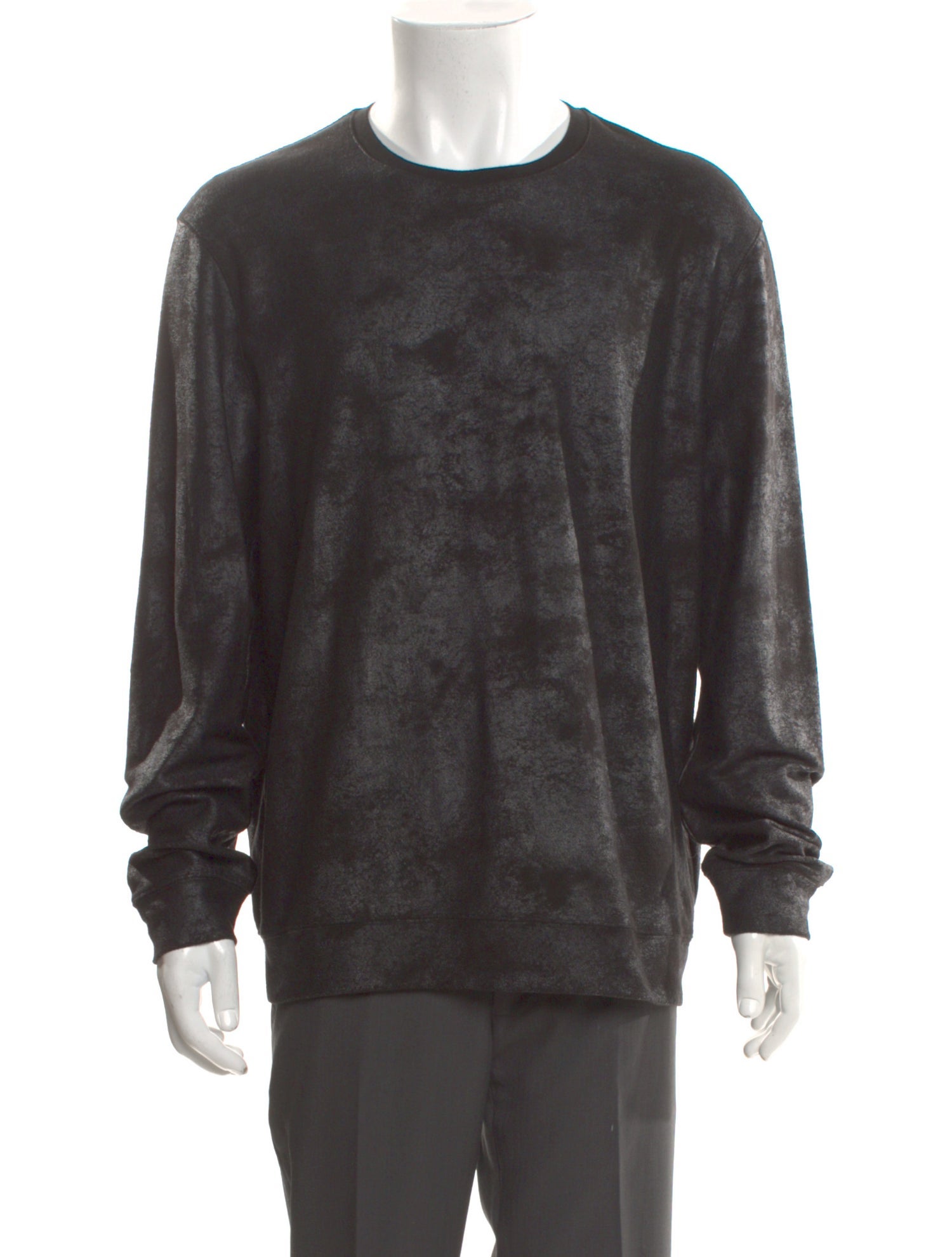 John Varvatos Scoop Neck Long Sleeve Sweatshirt