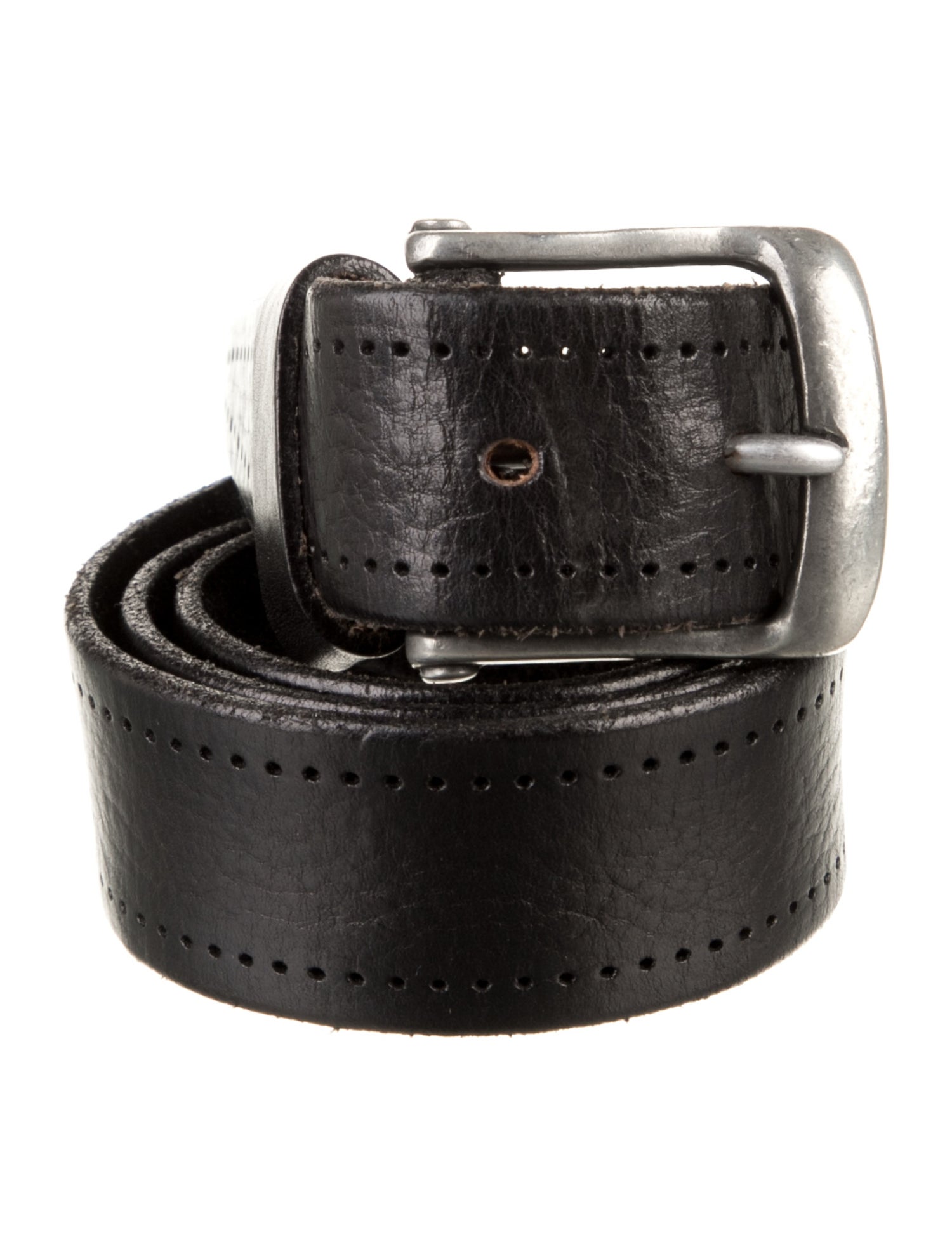 John Varvatos Skinny Leather Belt