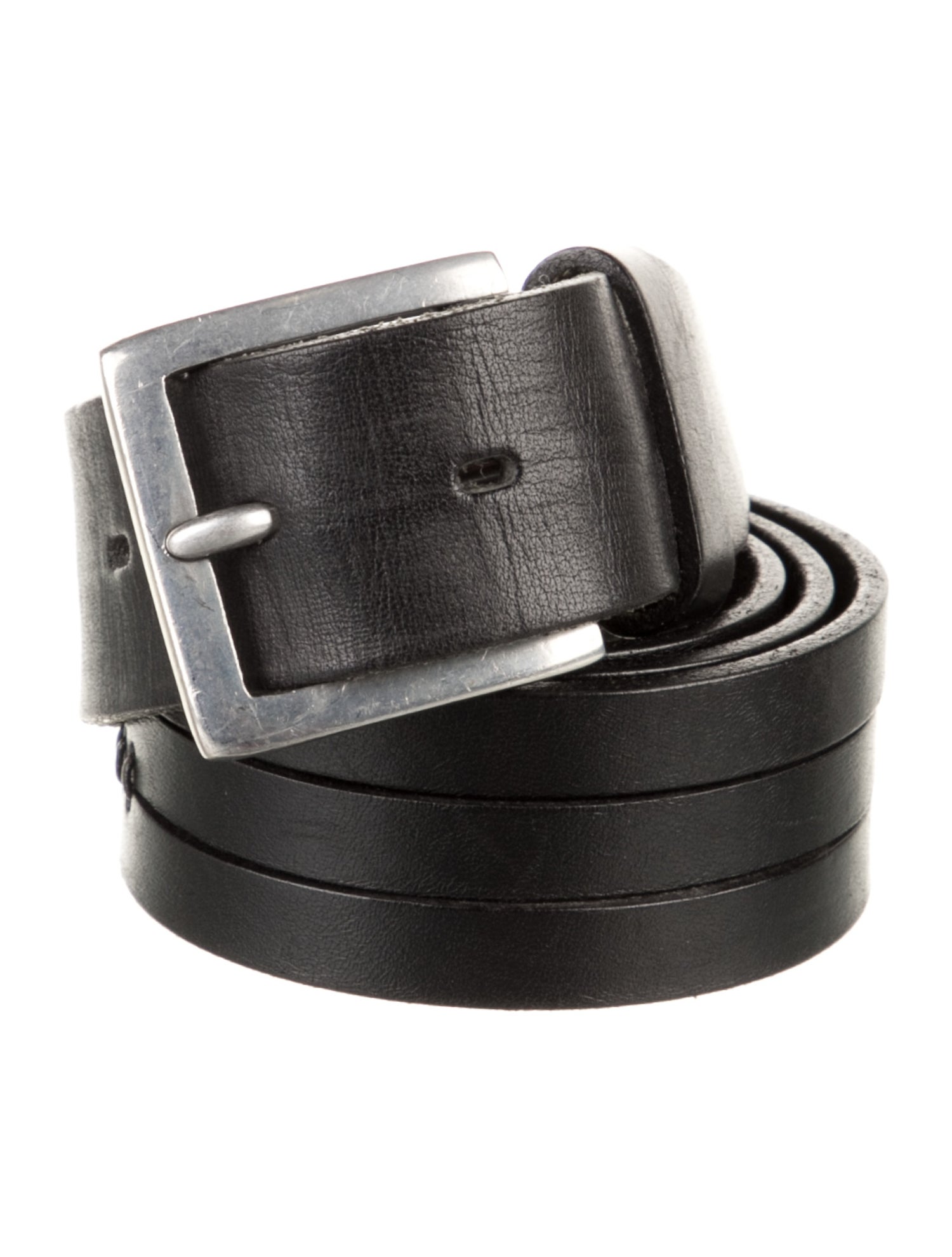 John Varvatos Skinny Leather Belt