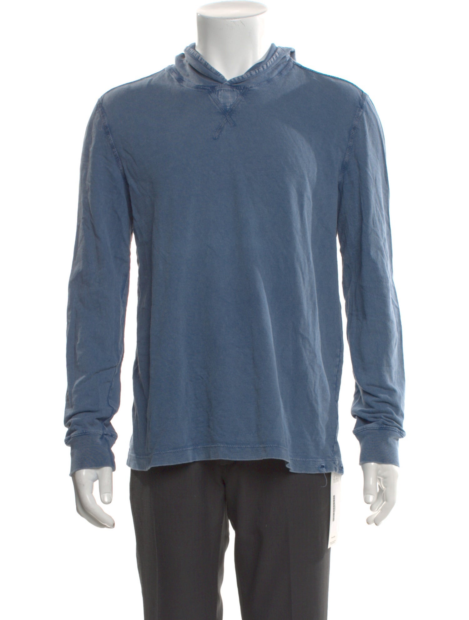 John Varvatos Mock Neck Long Sleeve Hoodie