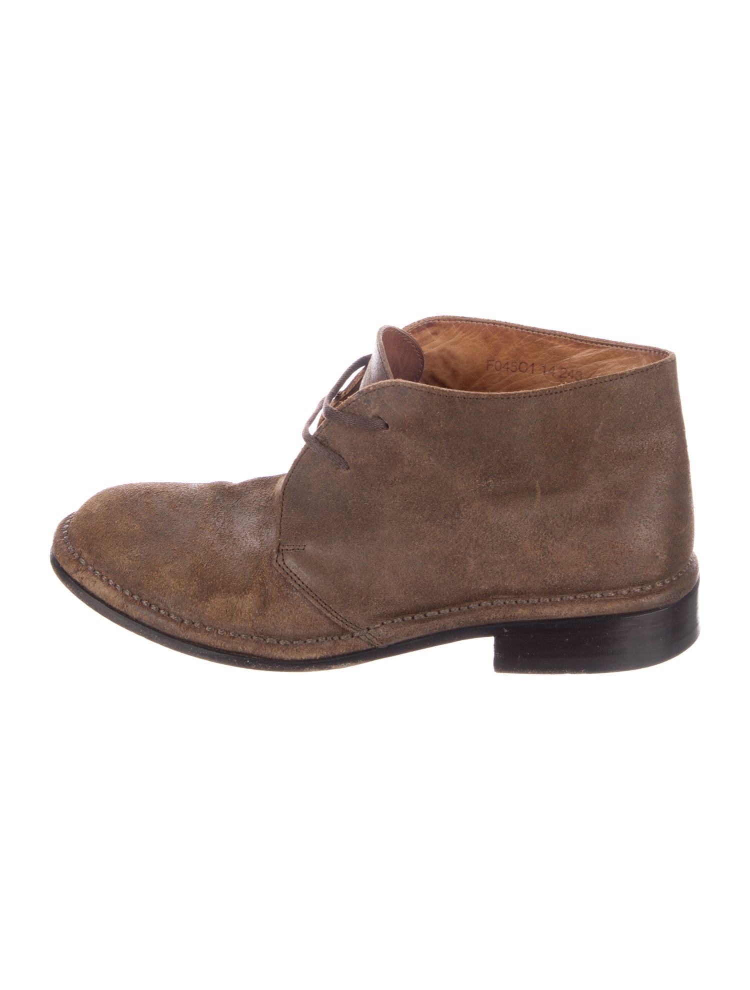 John Varvatos Suede Lace-Up Boots