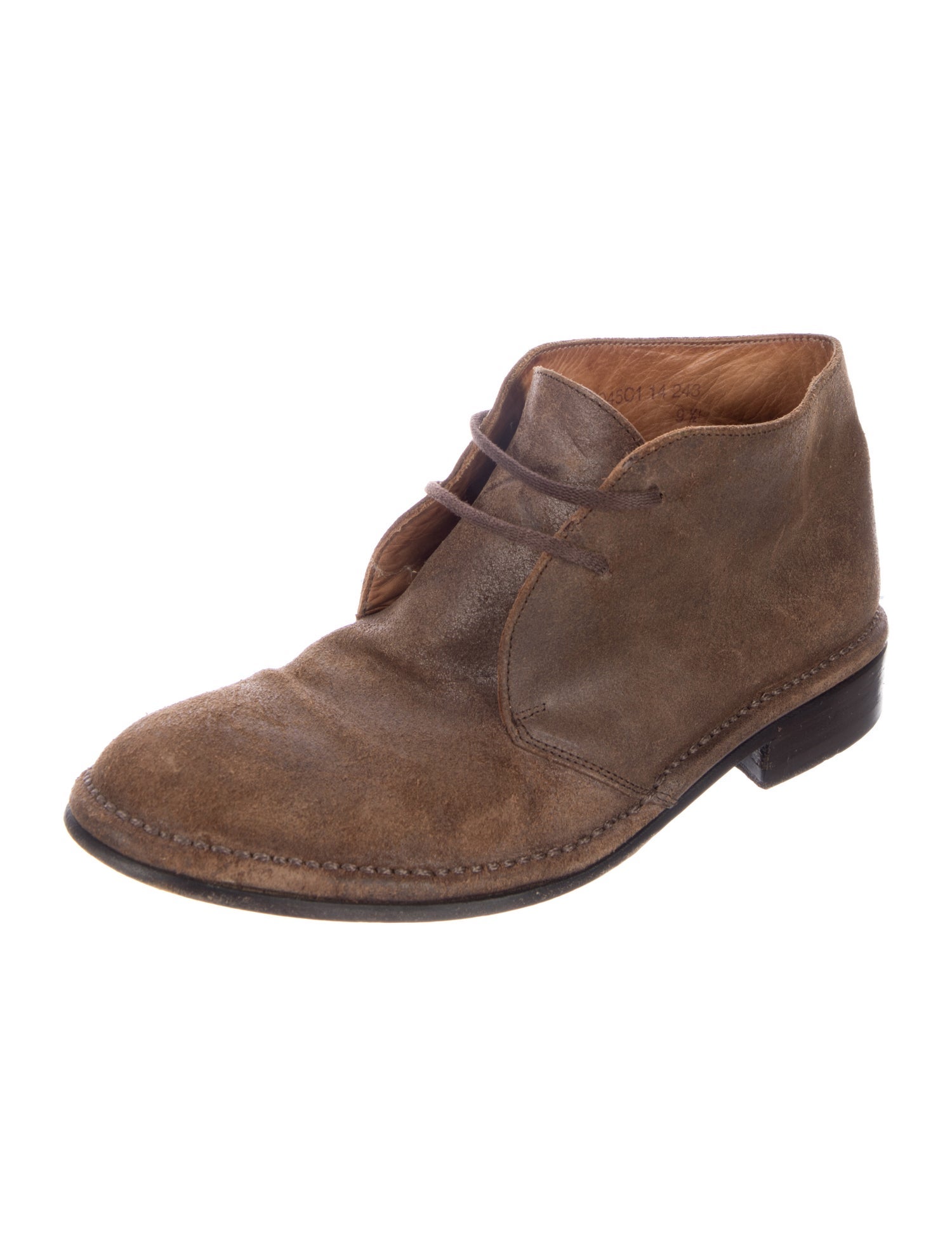 John Varvatos Suede Lace-Up Boots