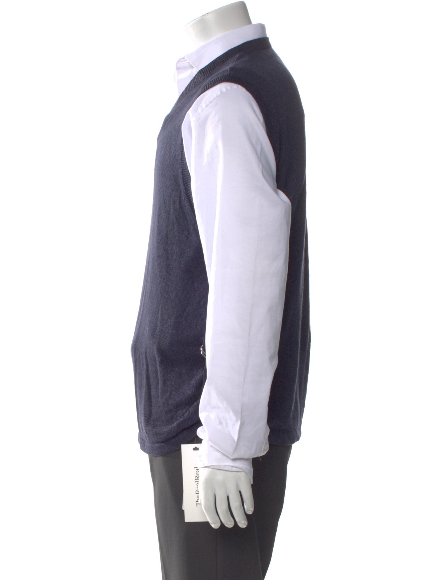 John Varvatos V-Neck Sleeveless Sweater Vest