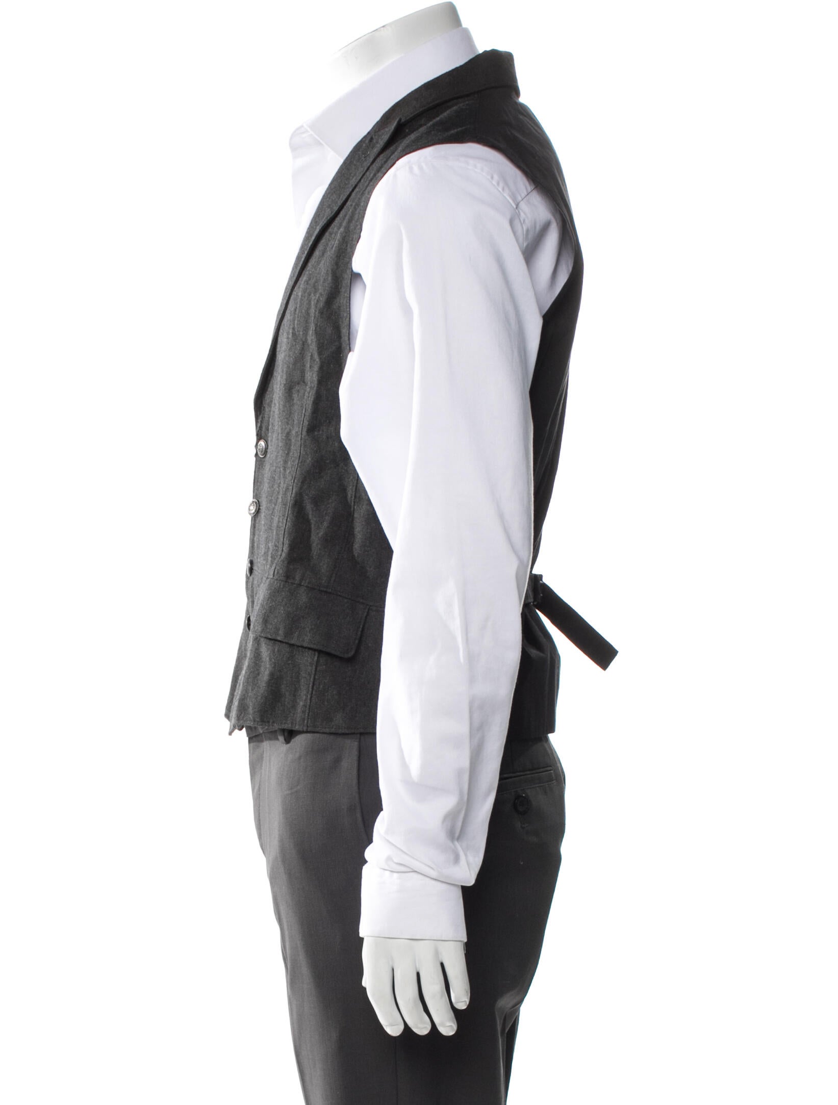 John Varvatos Virgin Wool Suit Vest