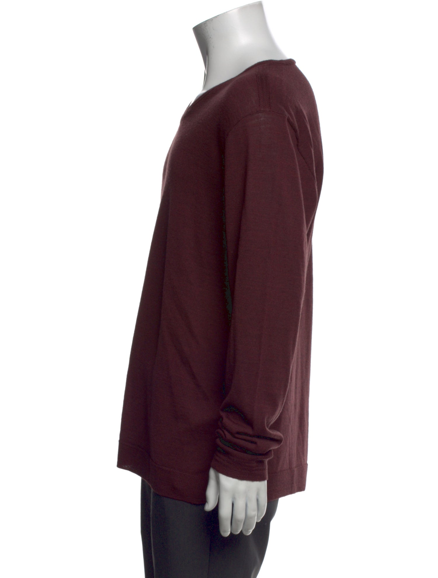 John Varvatos V-Neck Long Sleeve Pullover