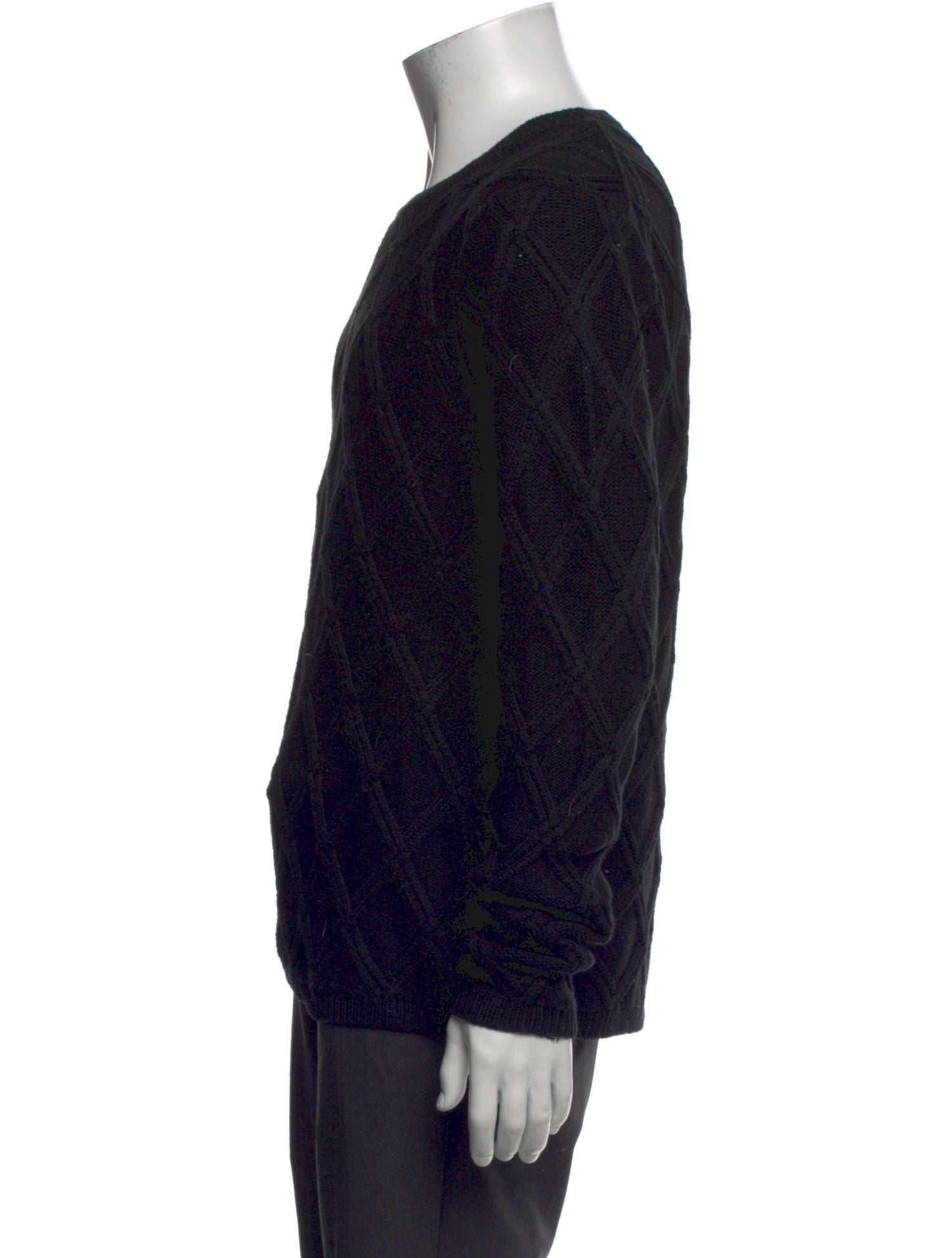 John Varvatos Crew Neck Long Sleeve Pullover