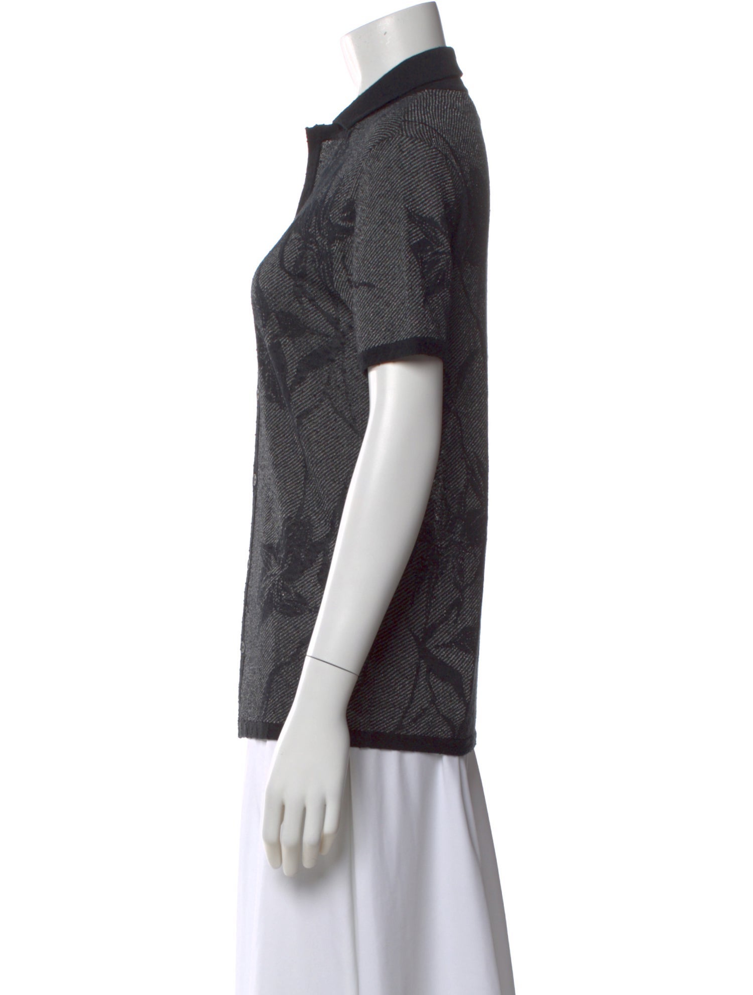 John Varvatos Floral Print Sweater