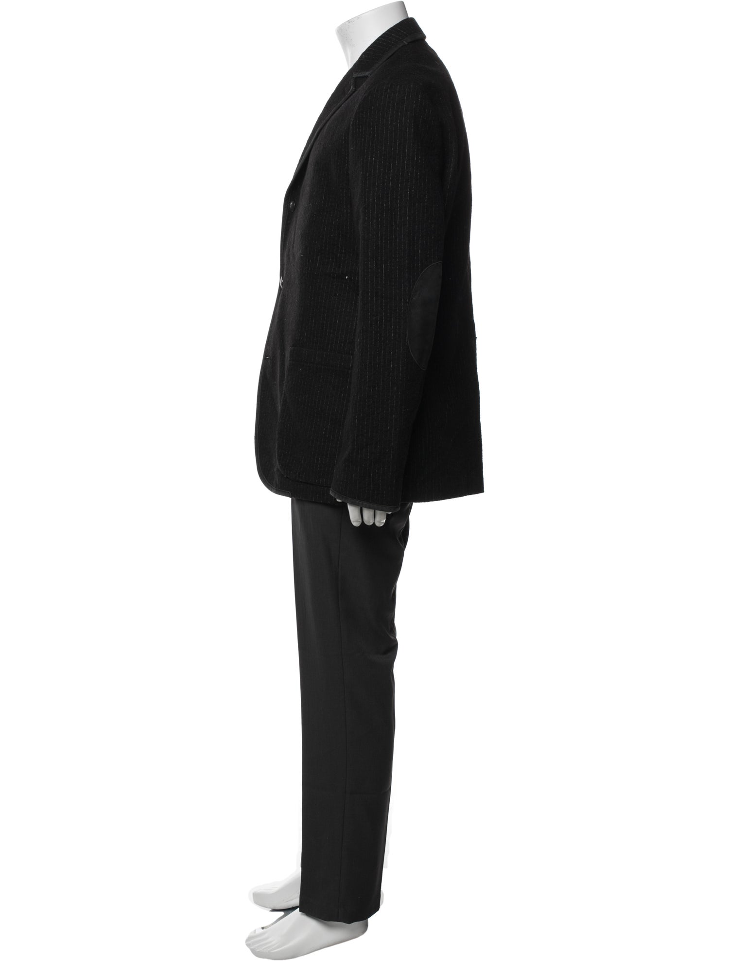 John Varvatos Virgin Wool Striped Blazer
