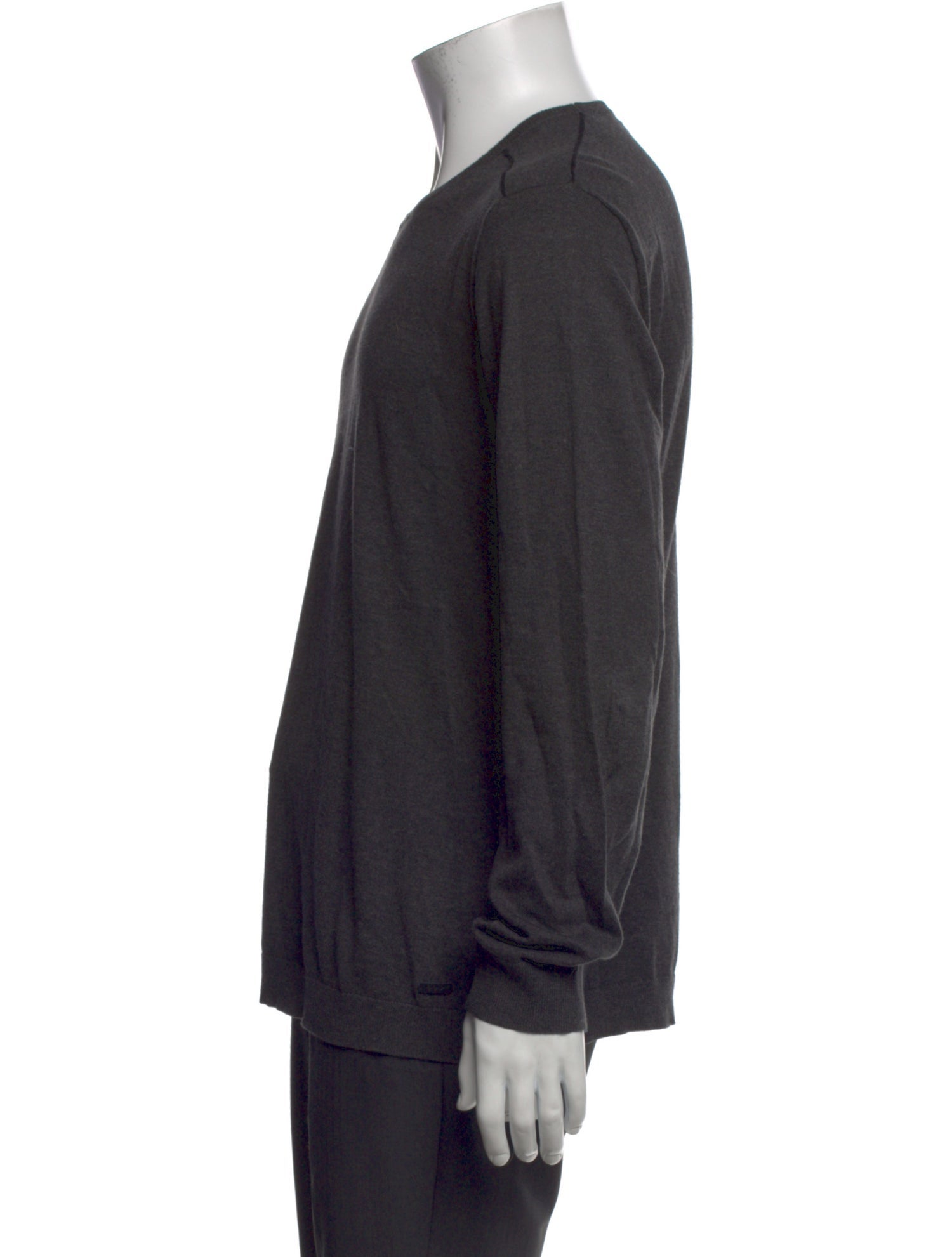 John Varvatos Crew Neck Long Sleeve Pullover