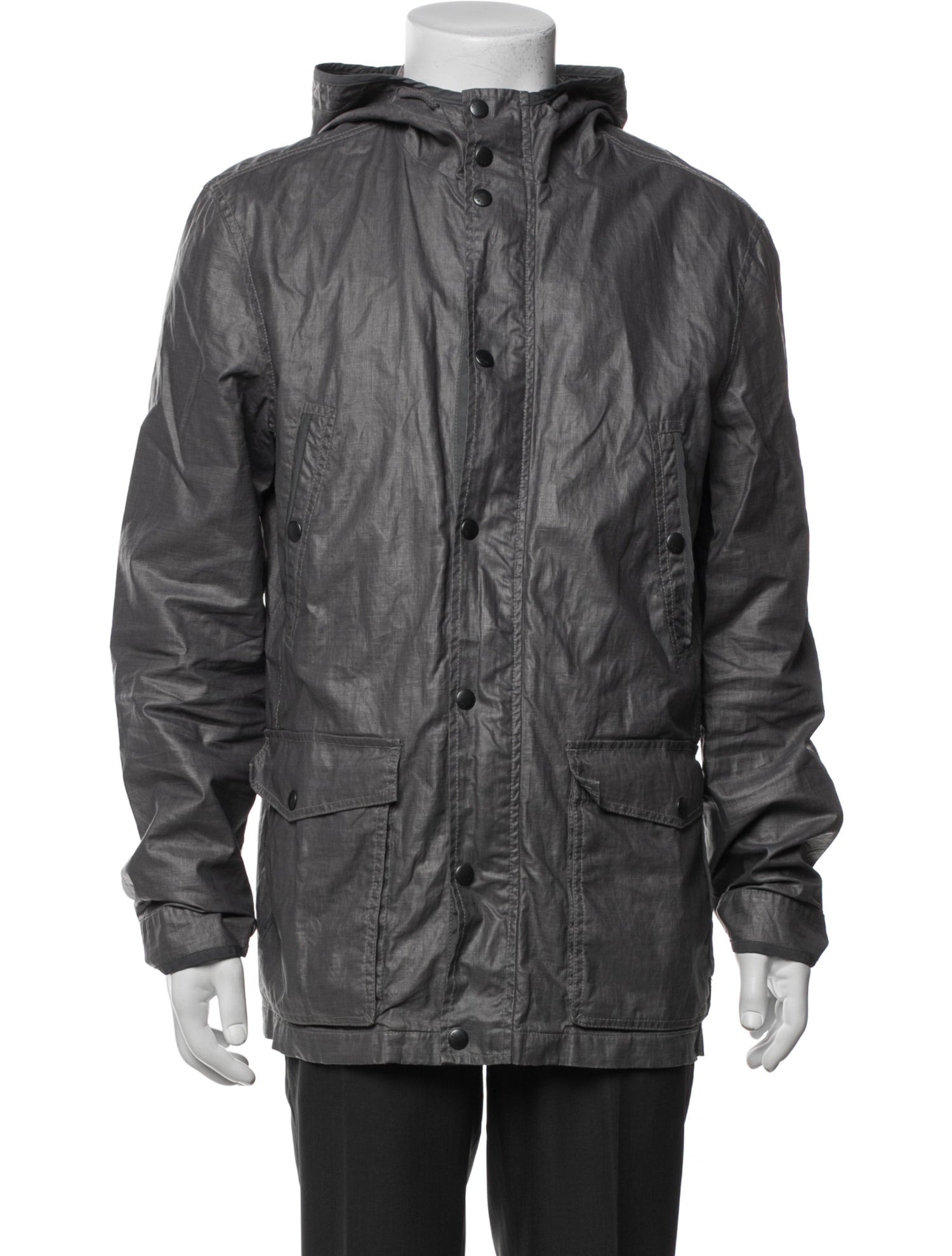 John Varvatos Linen Puffer Coat