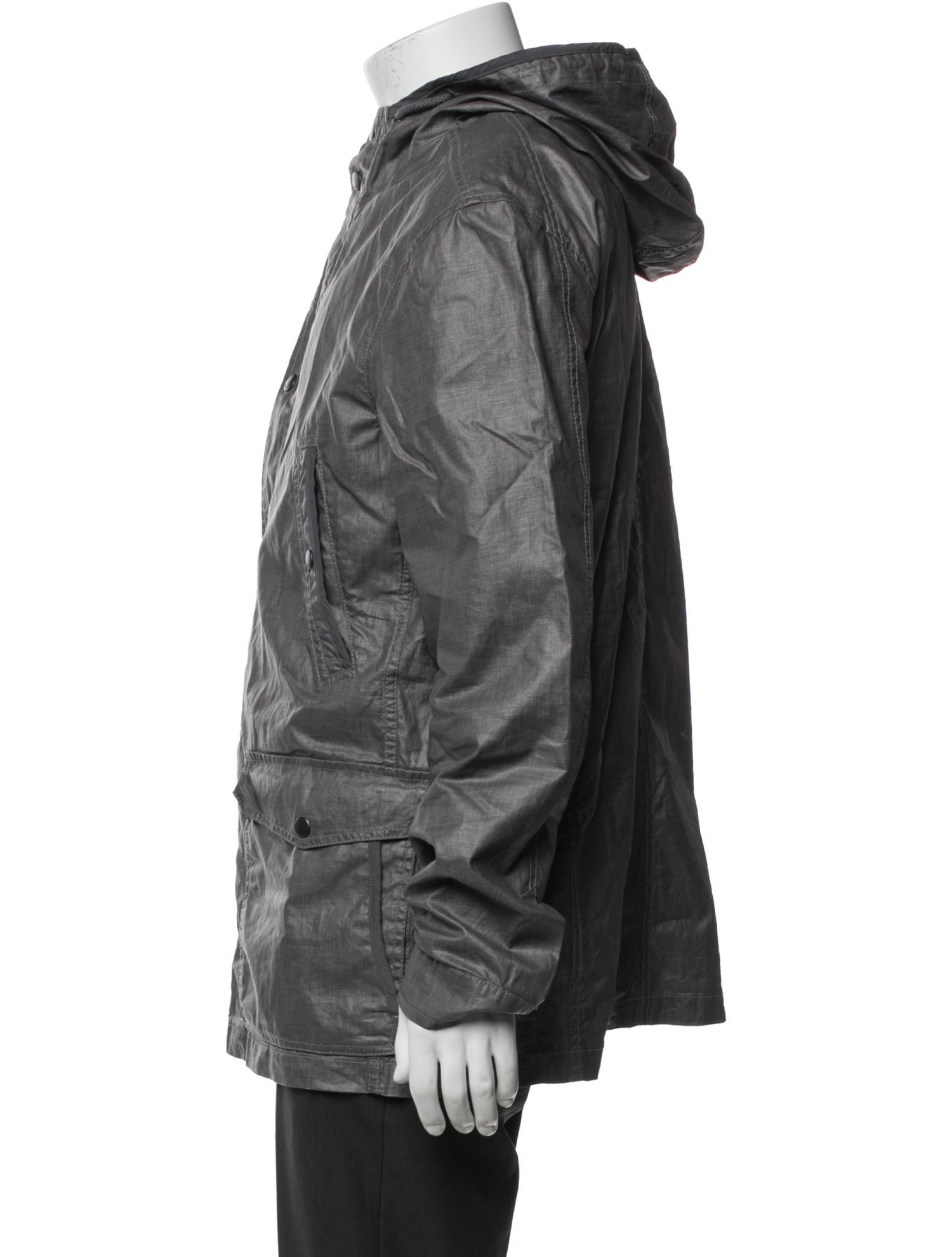 John Varvatos Linen Puffer Coat