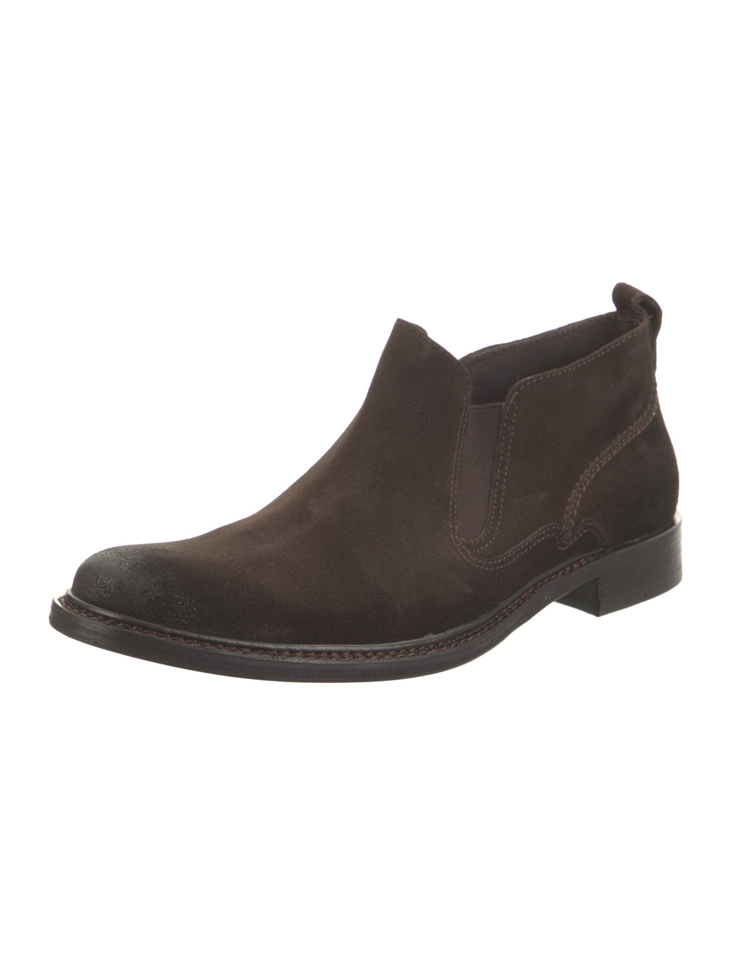 John Varvatos Suede Chelsea Boots