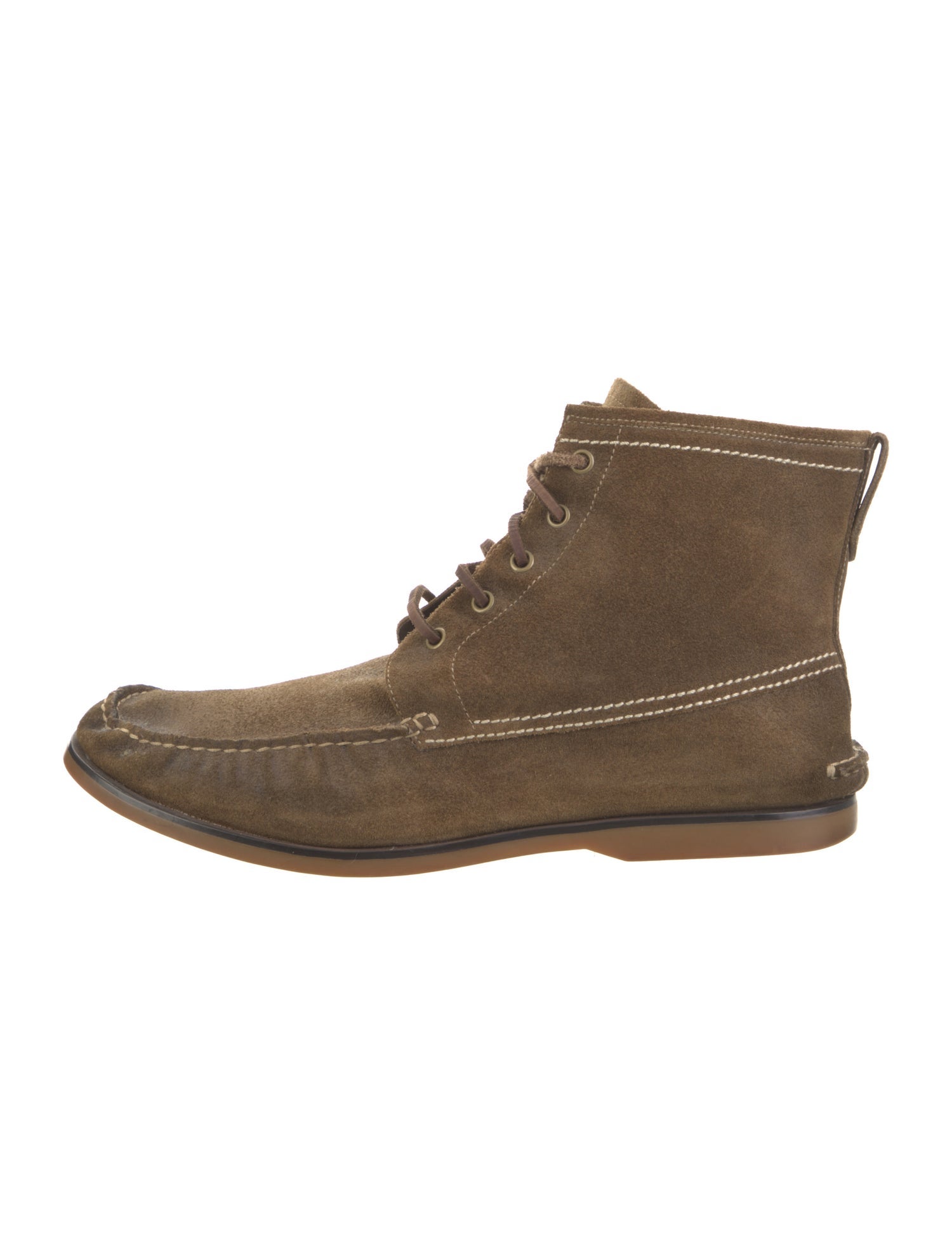 John Varvatos Suede Lace-Up Boots