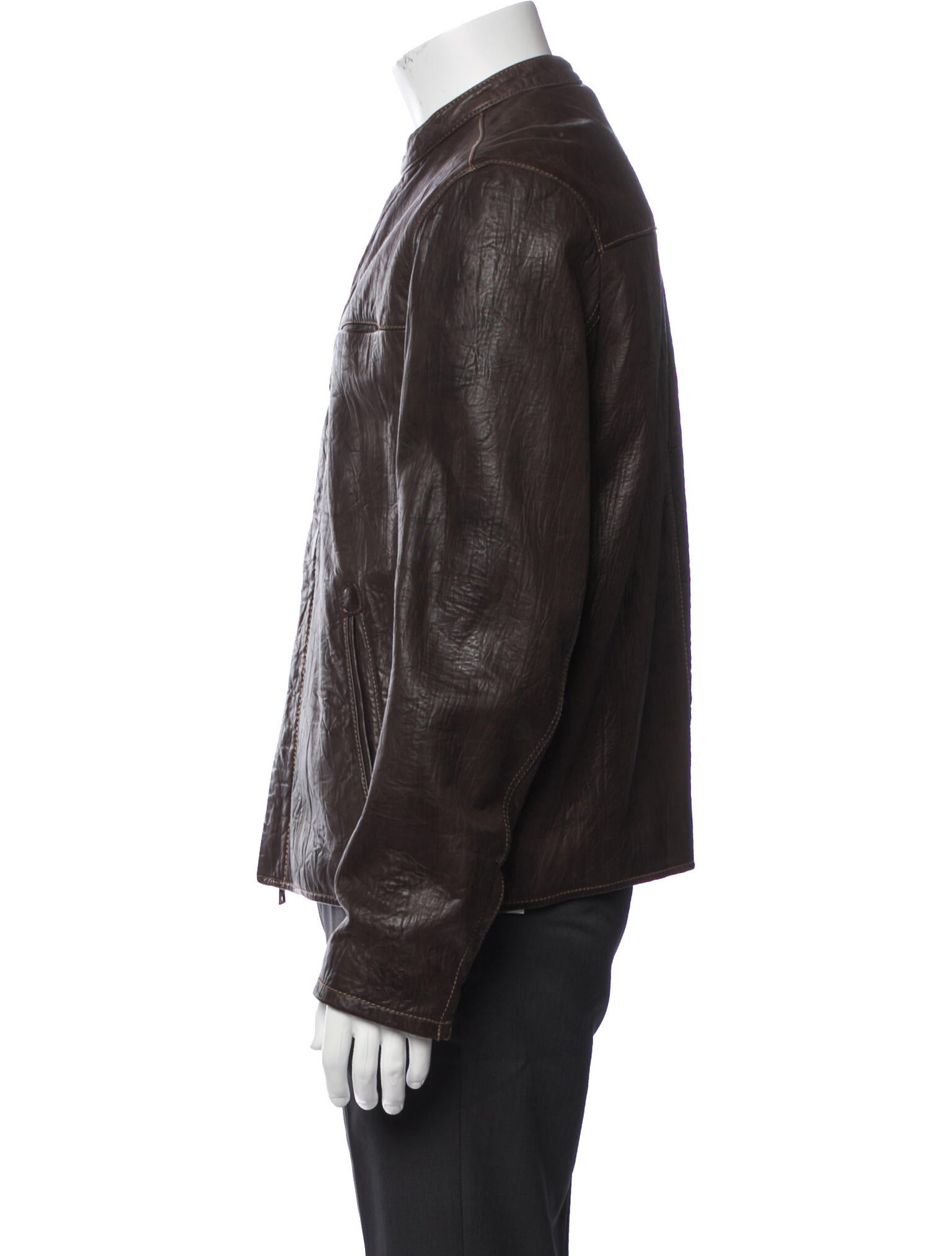 John Varvatos Lambskin Moto Jacket