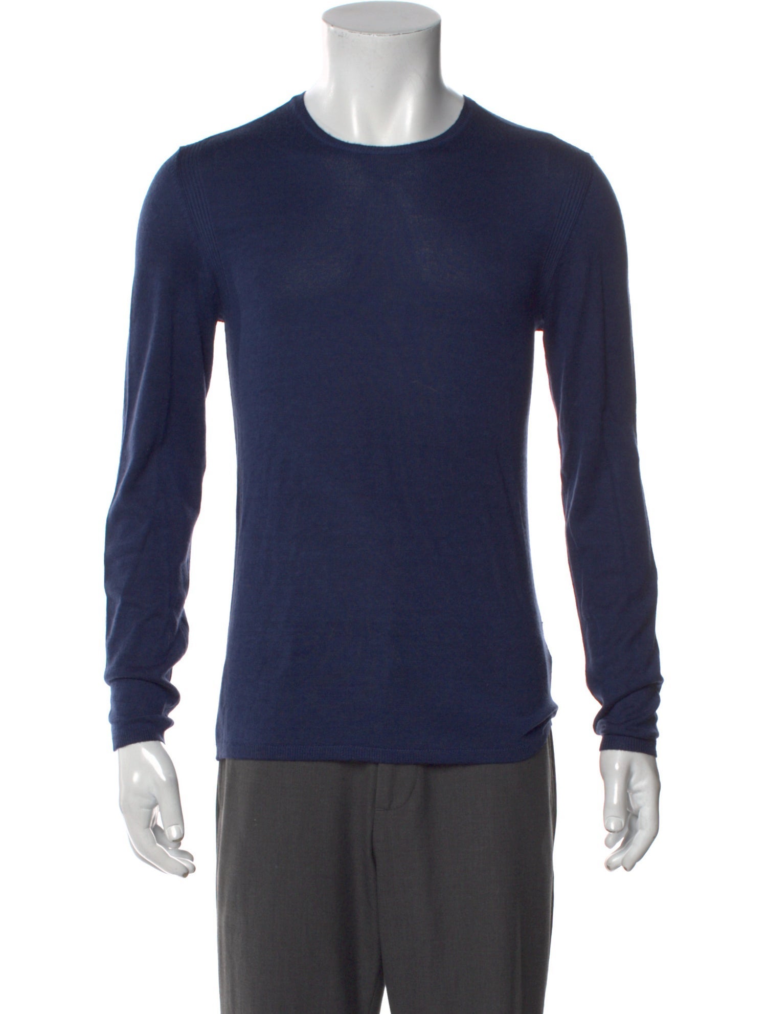 John Varvatos Crew Neck Long Sleeve Pullover