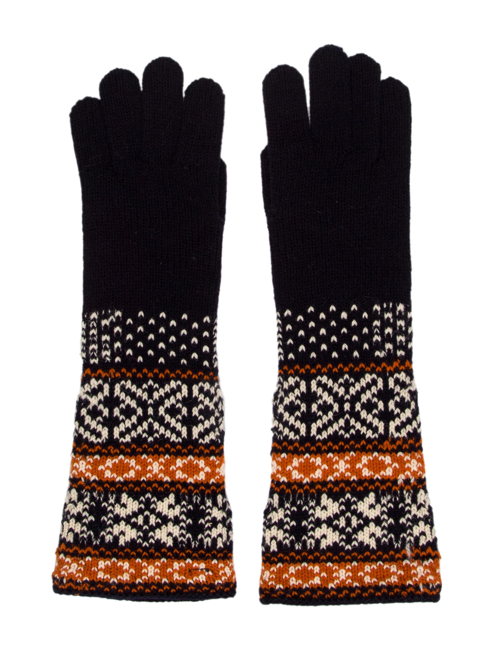 Junya Watanabe Comme des Garçons MAN Mohair Fair Isle Gloves Junya Watanabe Comme des Garçons MAN Mohair Fair Isle Gloves