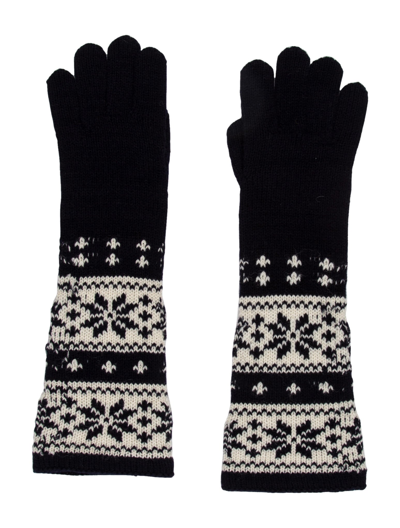 Junya Watanabe Comme des Garçons MAN Mohair Fair Isle Gloves Junya Watanabe Comme des Garçons MAN Mohair Fair Isle Gloves