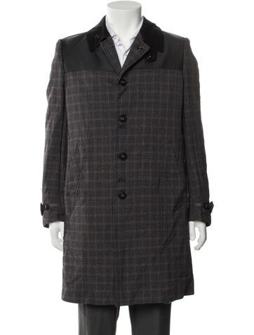 Junya Watanabe Comme des Garçons MAN Outerwear Plaid Print Overcoat S