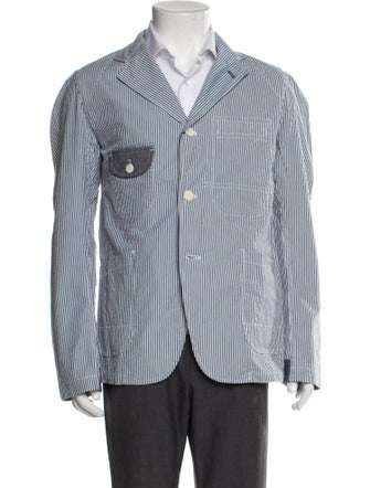Junya Watanabe Comme des Garçons MAN Striped Trucker Jacket