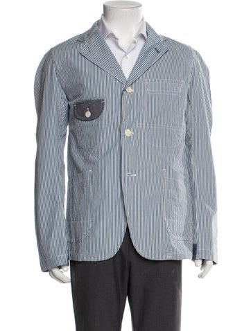 Junya Watanabe Comme des Garçons MAN Outerwear Striped Trucker Jacket M