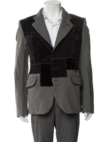 Junya Watanabe Comme des Garçons MAN Outerwear Colorblock Pattern Moto Jacket M