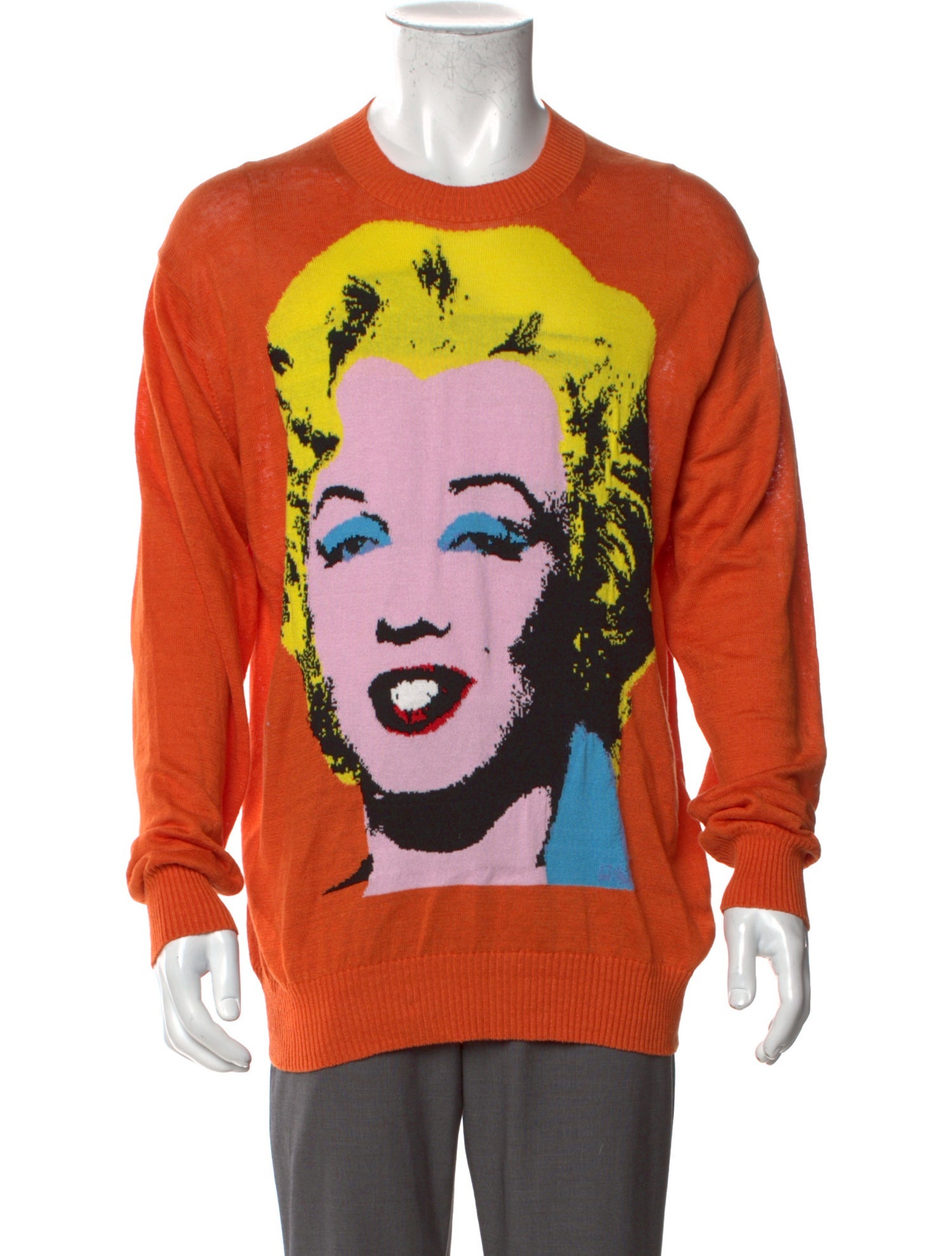 Junya Watanabe Comme des Garçons MAN Linen Graphic Print Pullover