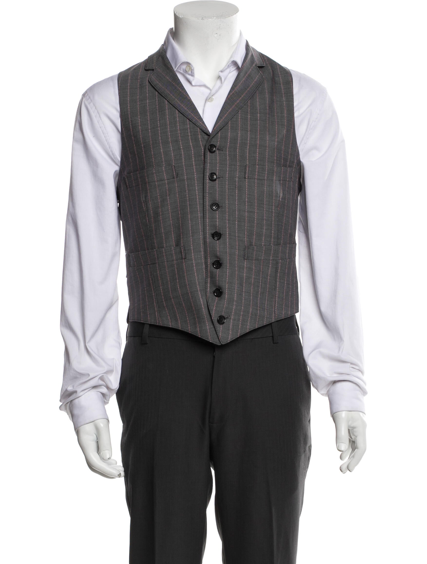 Junya Watanabe Comme des Garçons MAN Striped Suit Vest
