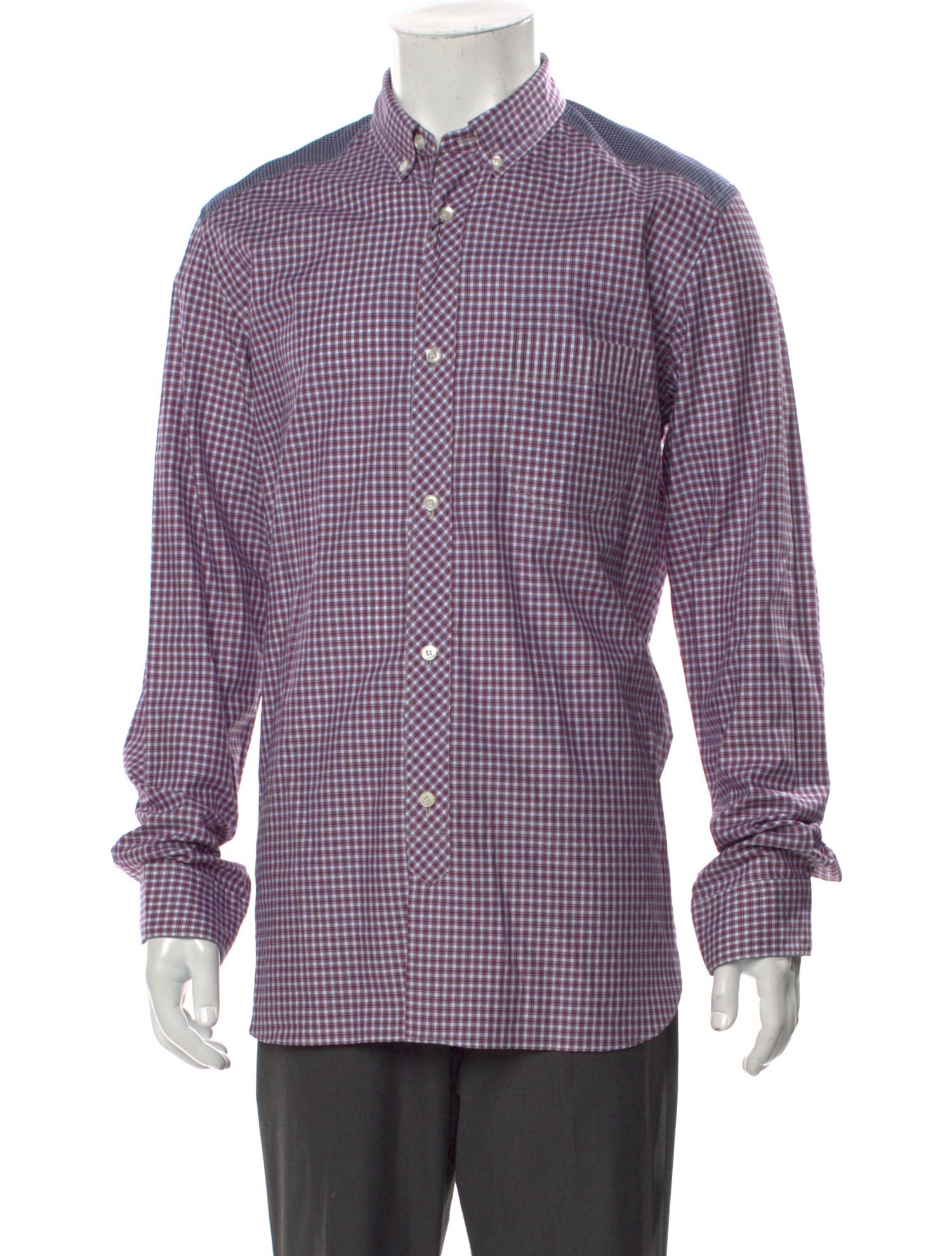 Junya Watanabe Comme des Garçons MAN Plaid Print Long Sleeve Shirt w/ Tags