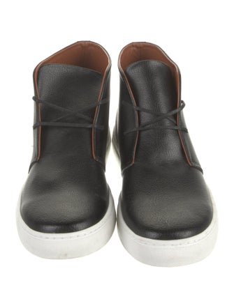 Junya Watanabe Comme des Garçons MAN Leather Colorblock Pattern Sneakers