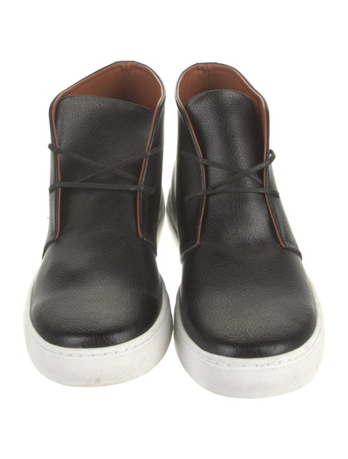 Junya Watanabe Comme des Garçons MAN Leather Colorblock Pattern Sneakers