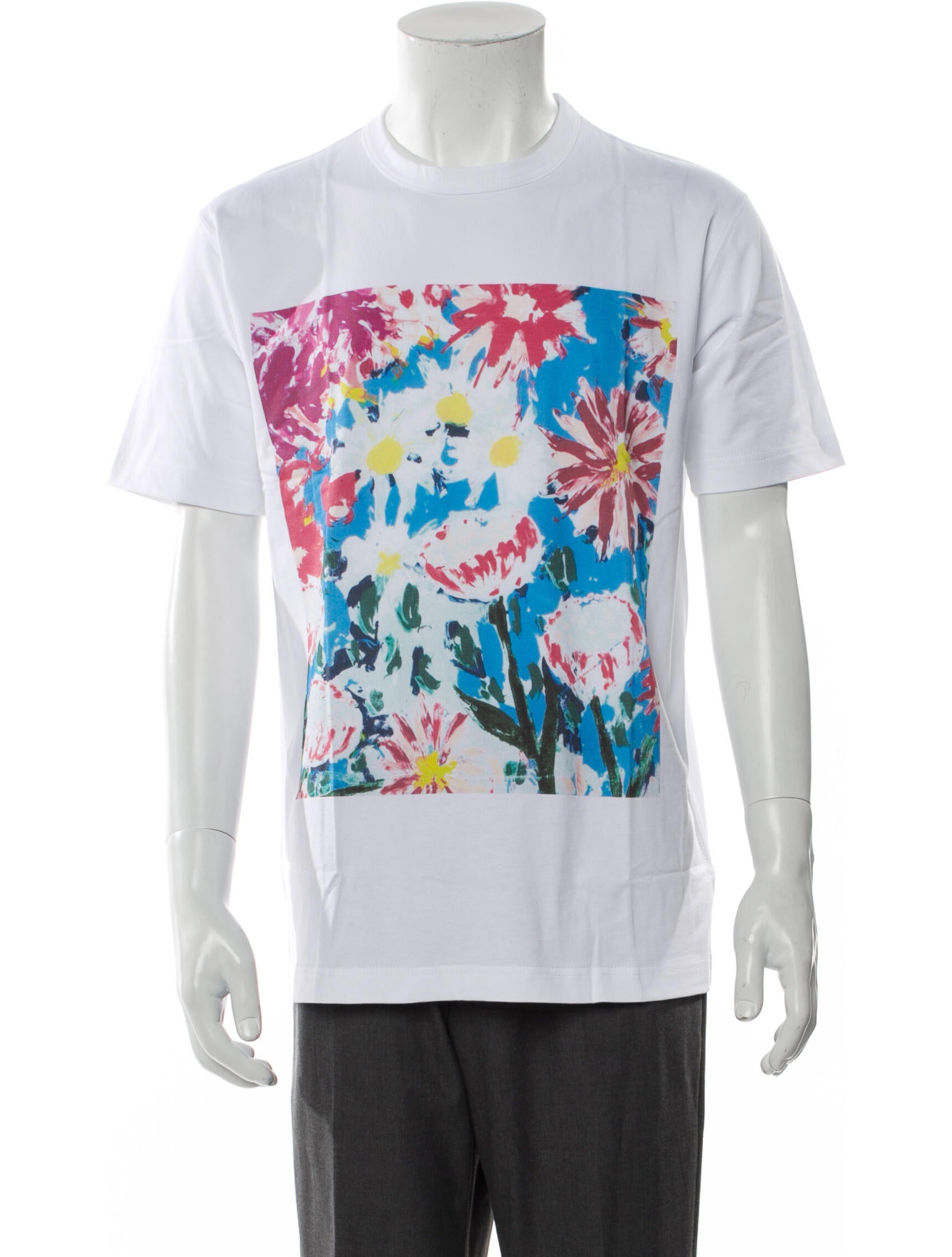 Junya Watanabe Comme des Garçons MAN Graphic Print Crew Neck T-Shirt w/ Tags