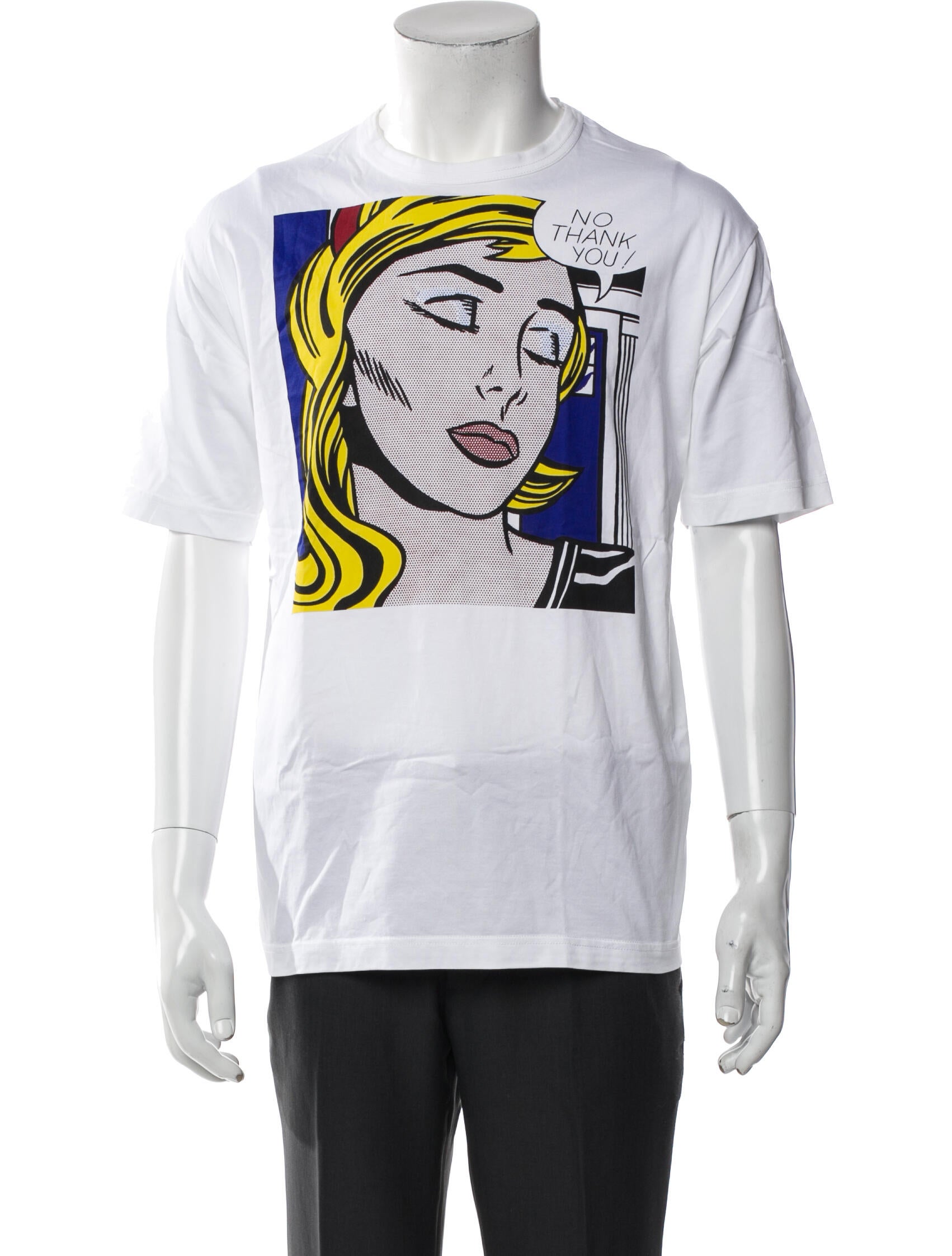 Junya Watanabe Comme des Garçons MAN Graphic Print Crew Neck T-Shirt