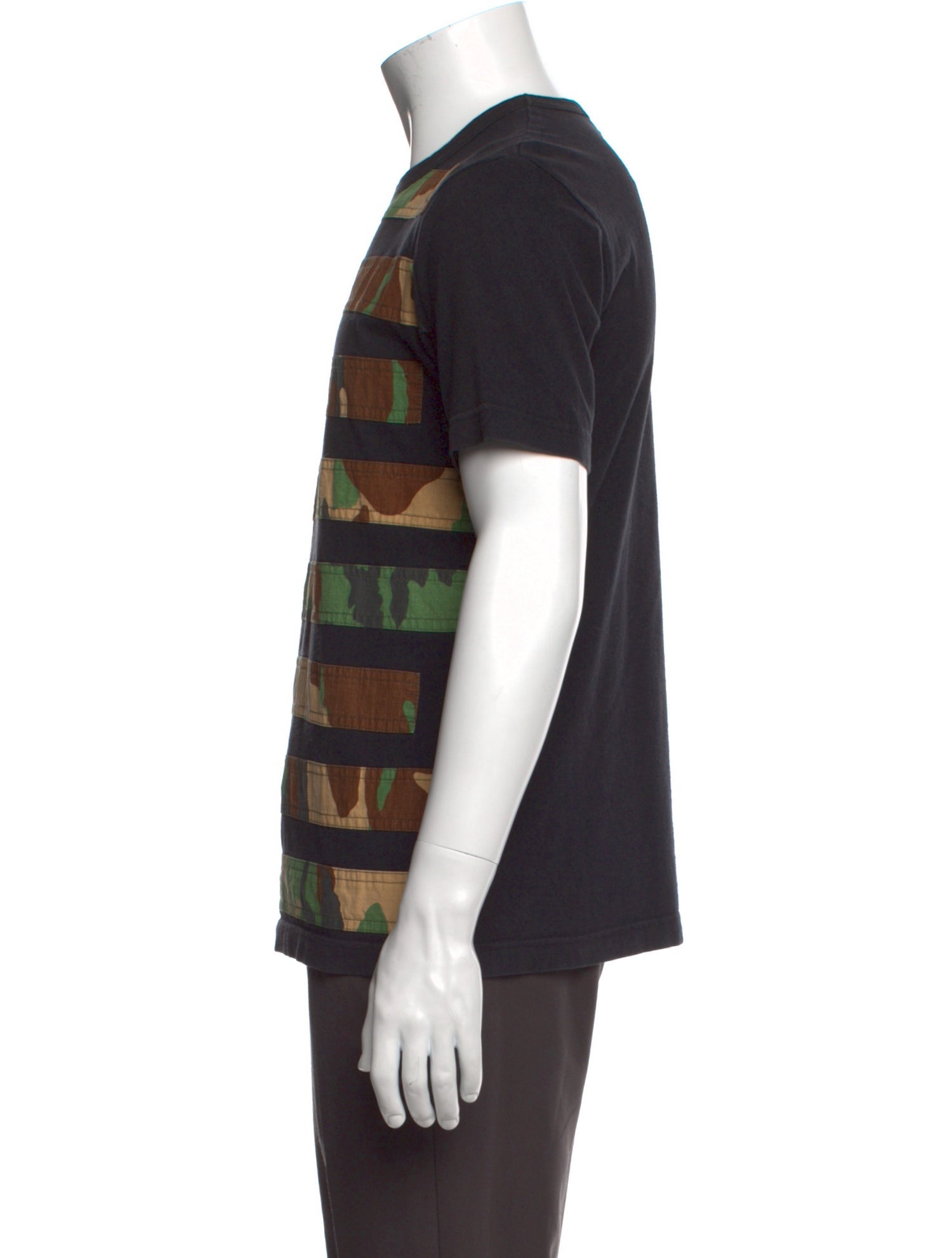Junya Watanabe Comme des Garçons MAN Striped Crew Neck T-Shirt