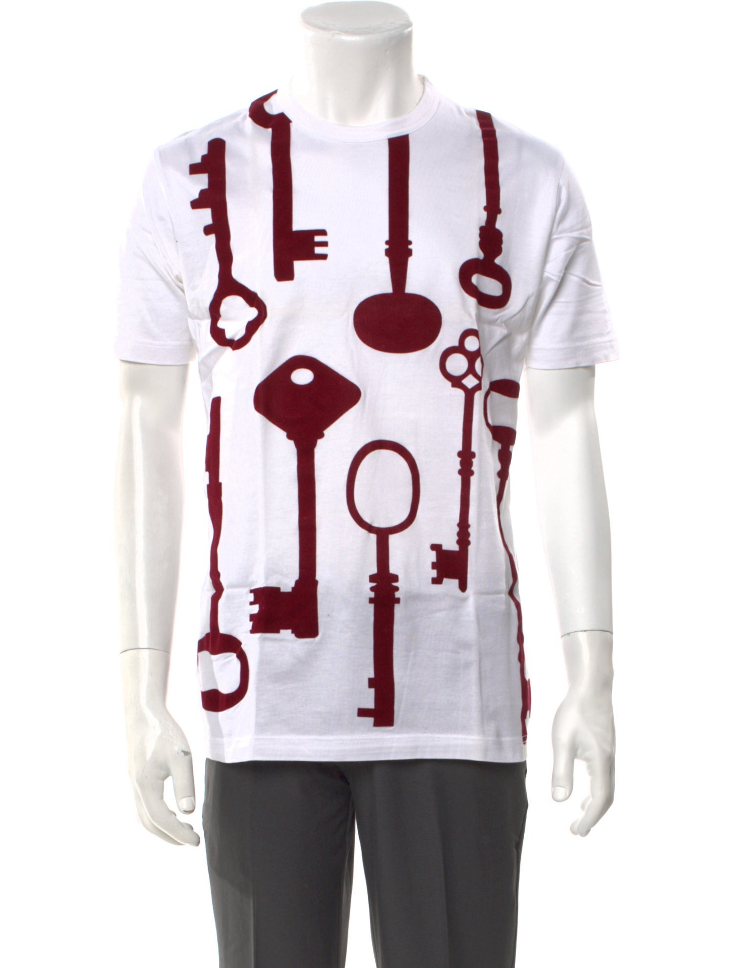 Junya Watanabe Comme des Garçons MAN Graphic Print Crew Neck T-Shirt