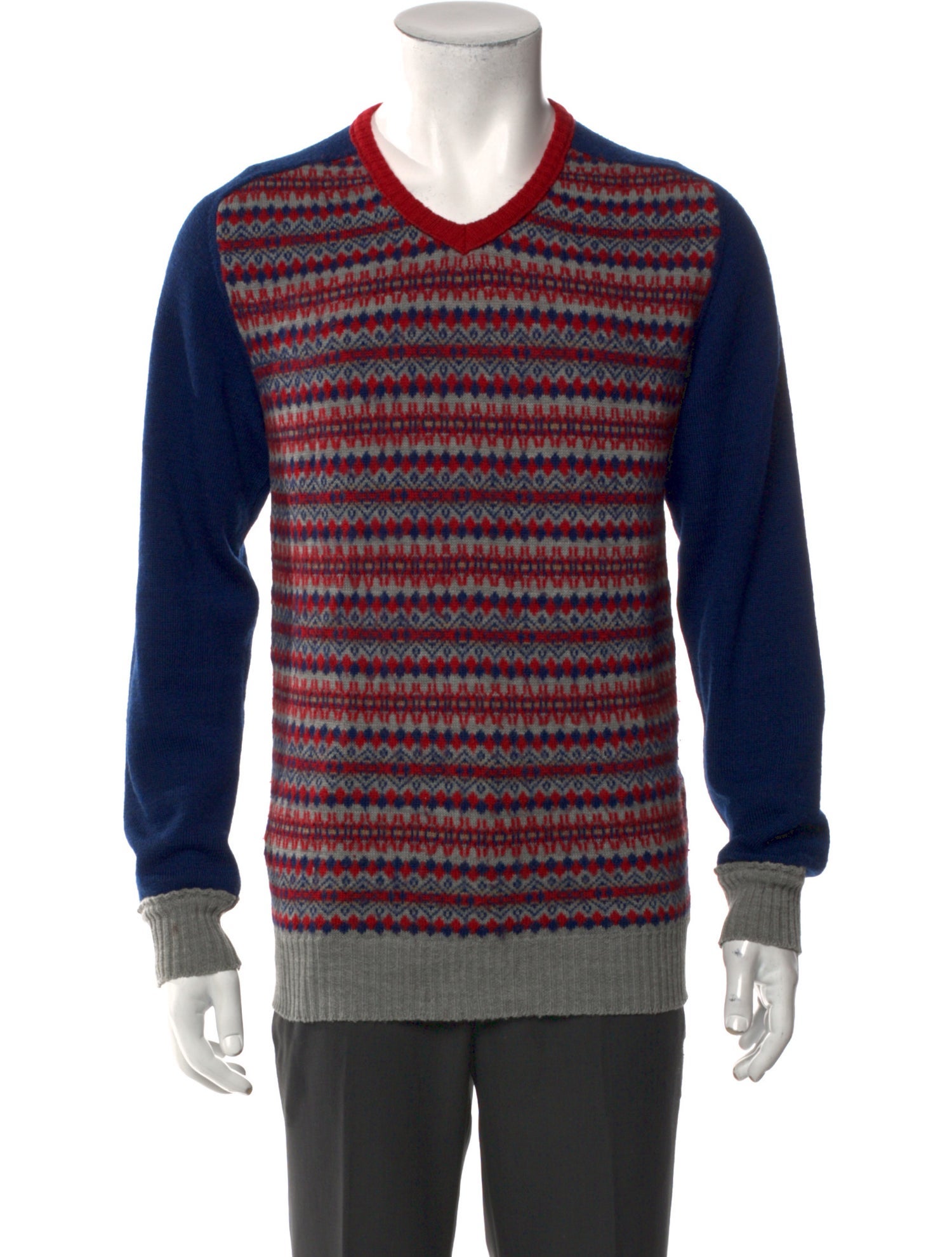 Junya Watanabe Comme des Garçons MAN Wool Printed Pullover