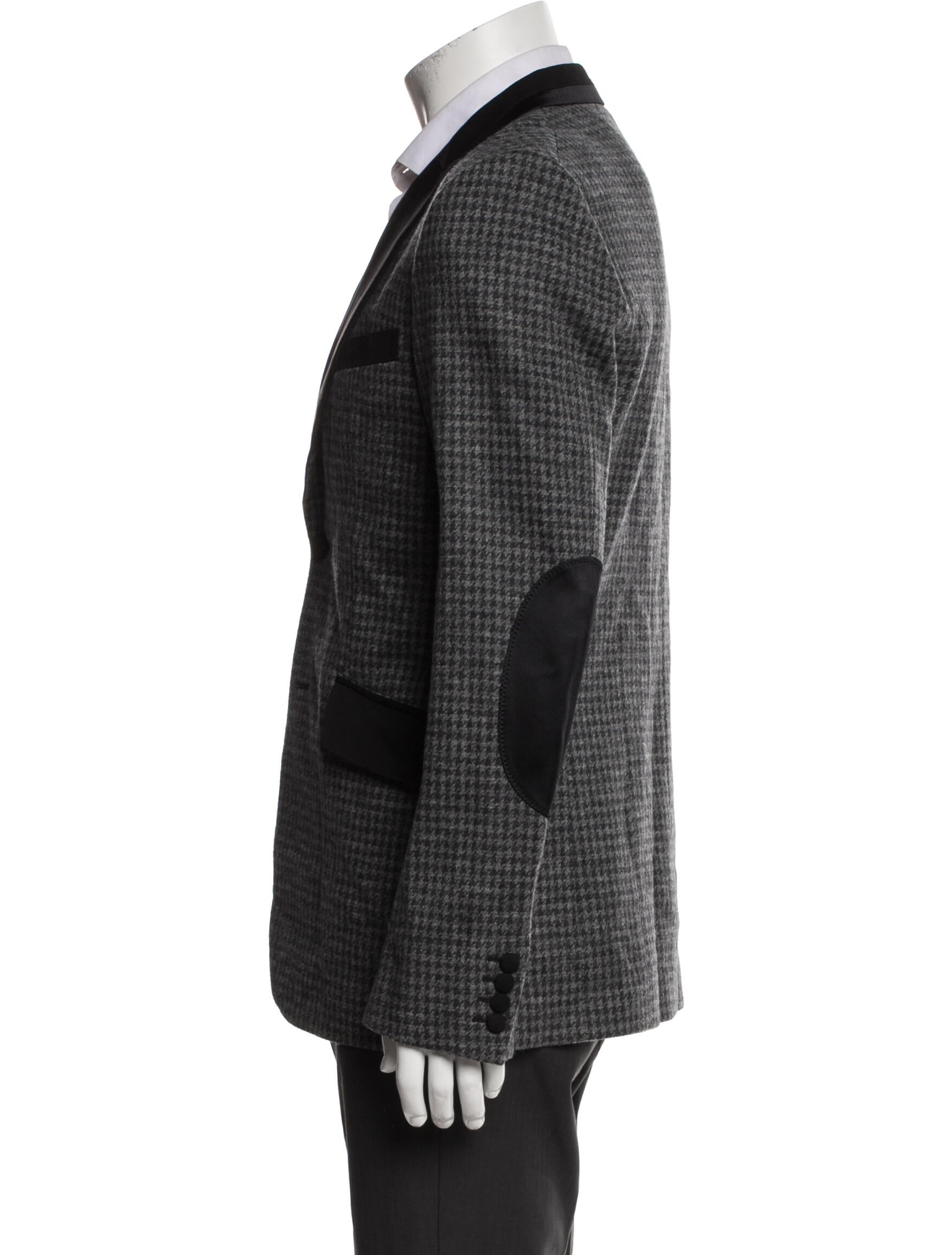 Junya Watanabe Comme des Garçons MAN Wool Houndstooth Print Blazer