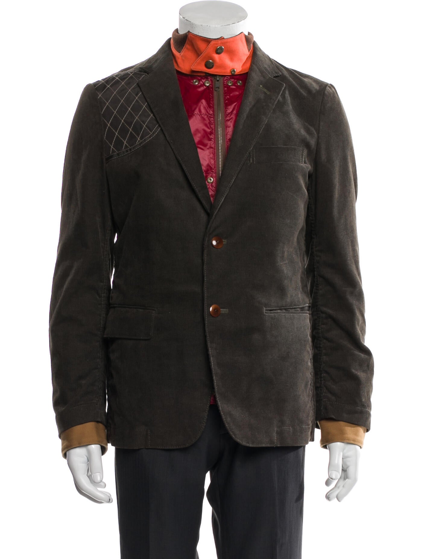 Junya Watanabe Comme des Garçons MAN Vintage Colorblock Pattern Moto Jacket